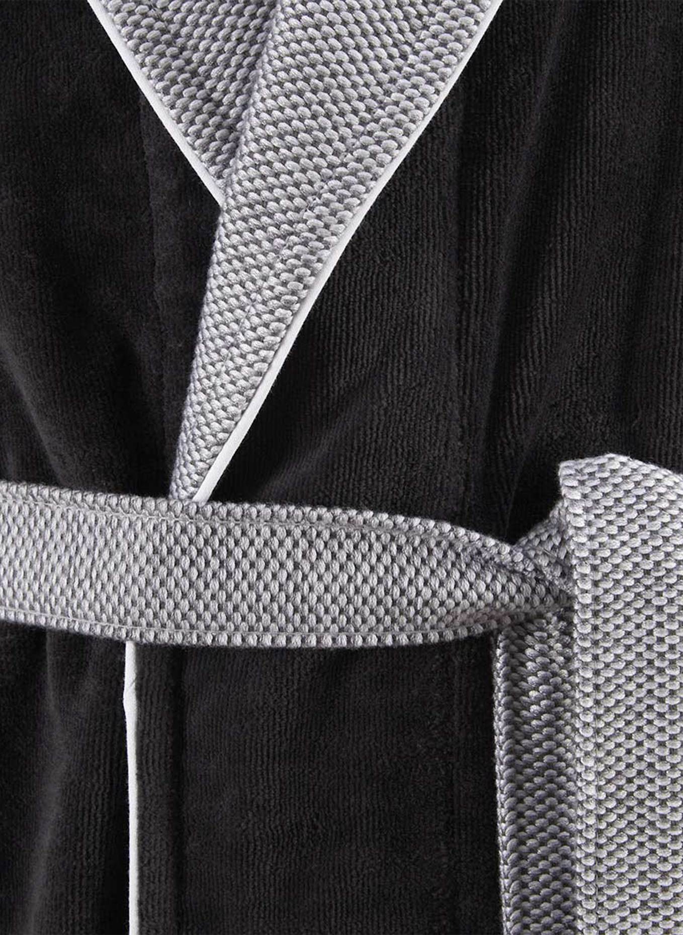 BOSS Bademantel LORD: SCHWARZ