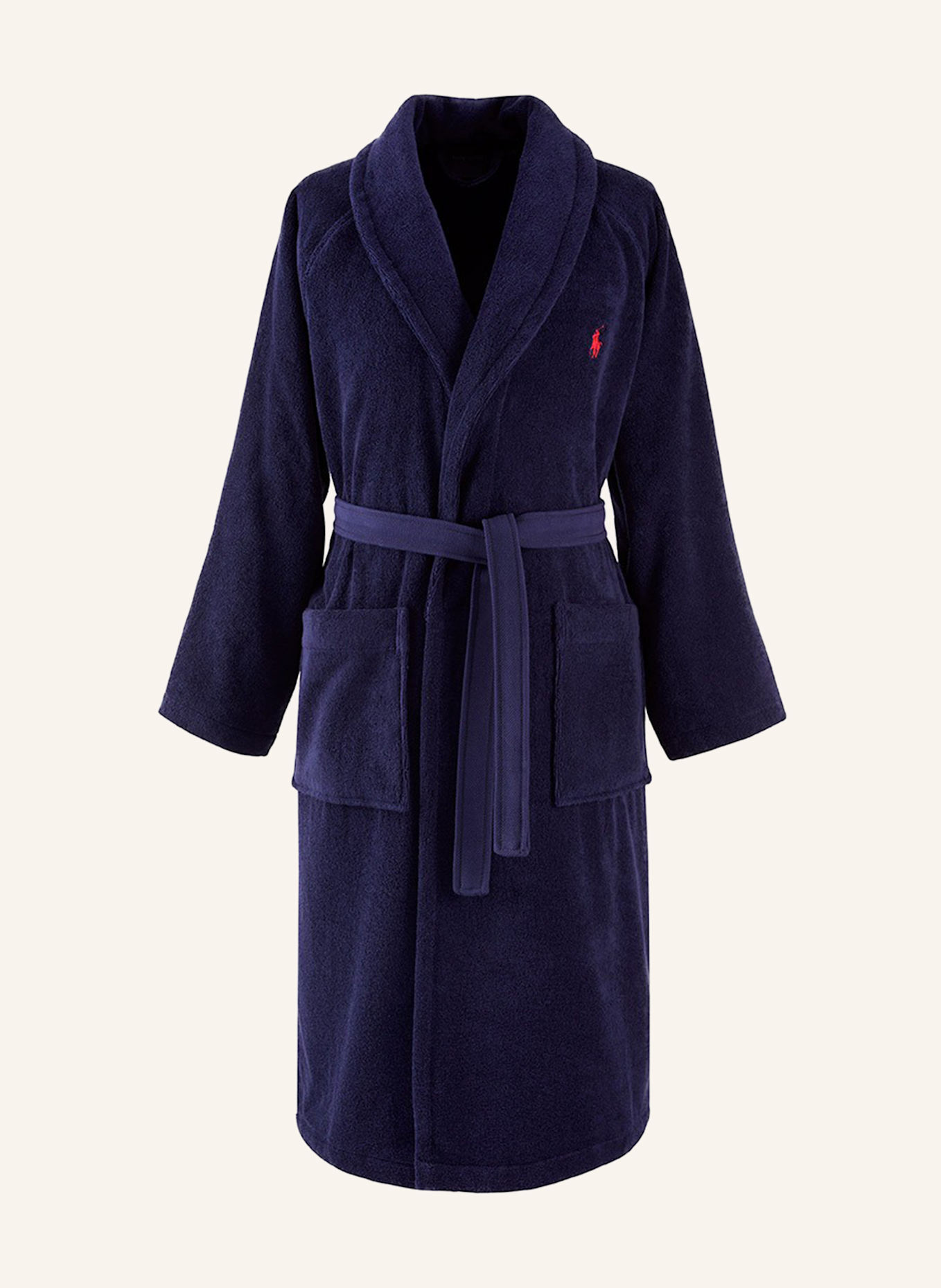 RALPH LAUREN HOME Bademantel POLOPLAYER: DUNKELBLAU