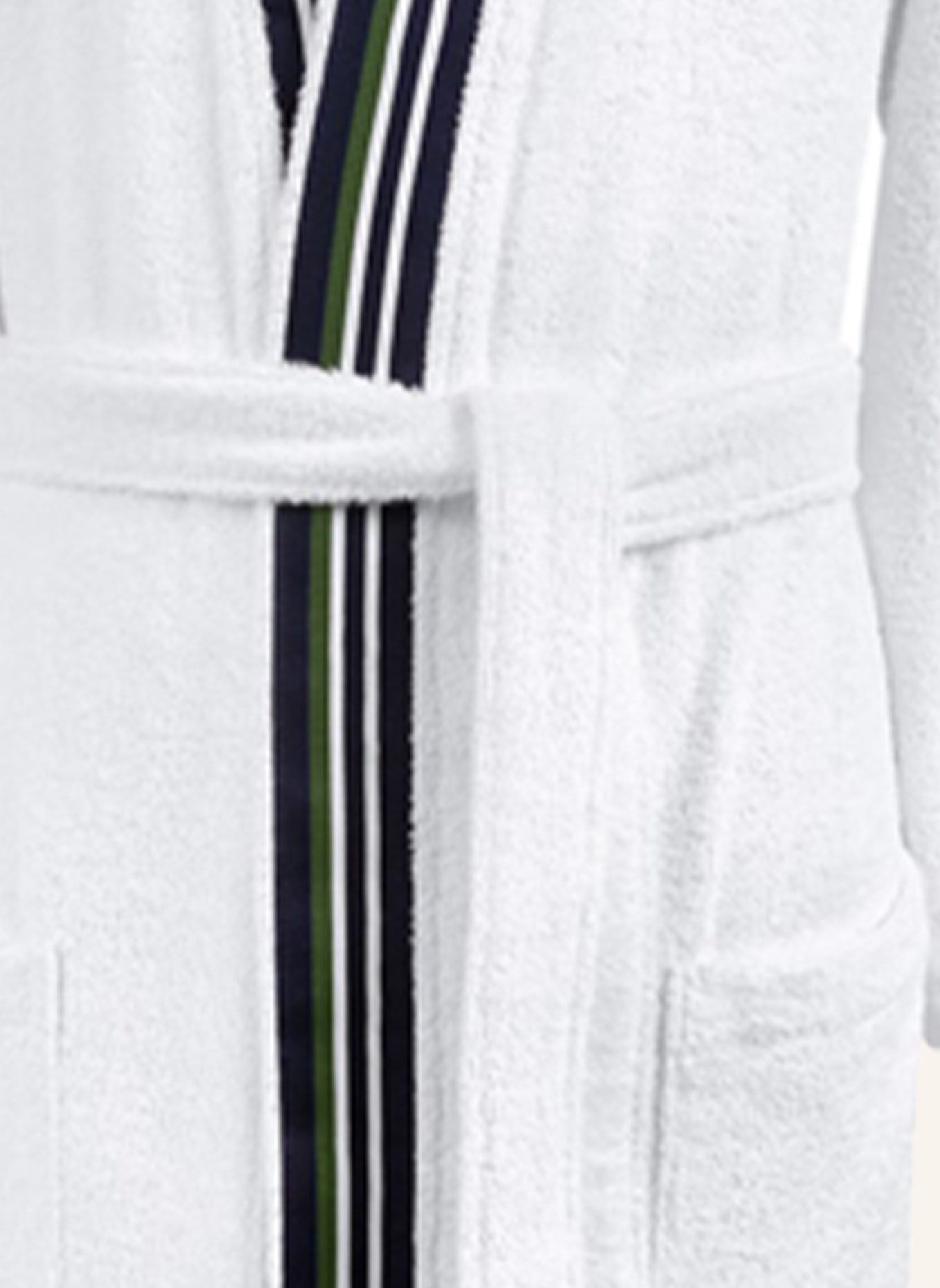 LACOSTE Bademantel LCLUB: WEISS
