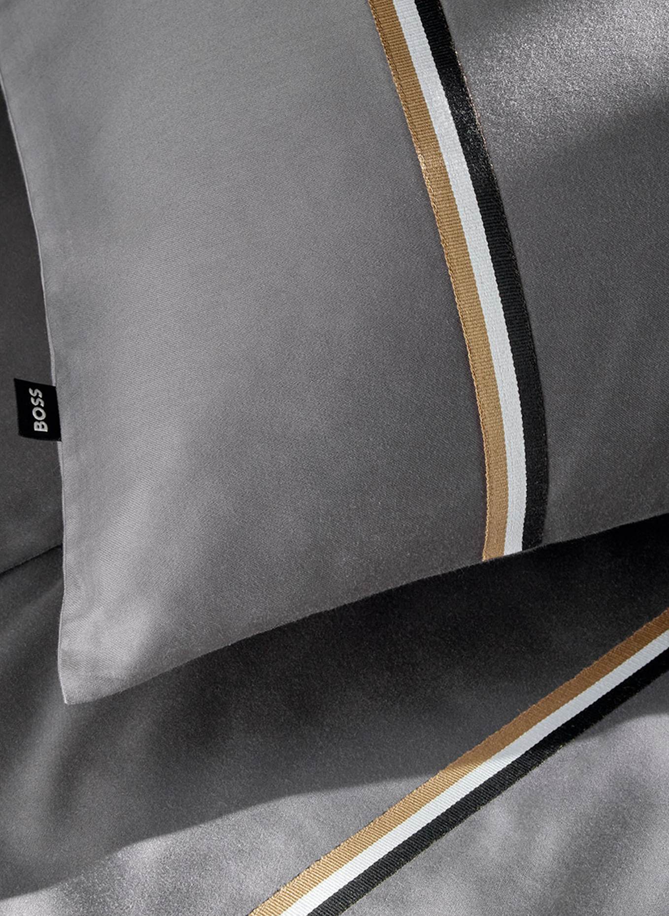 BOSS Bettwäsche Set BLINEA: GRAU