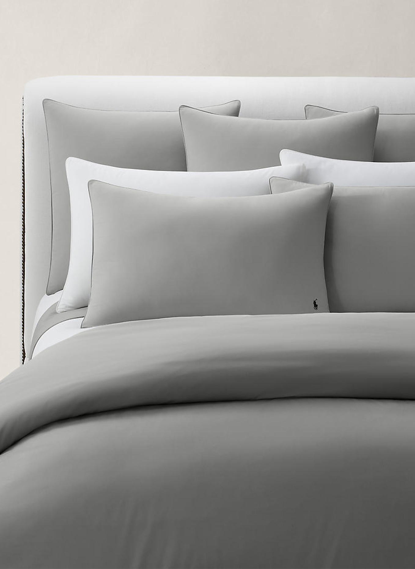 RALPH LAUREN HOME Bettwäsche Set RLPLAYER: HELLGRAU