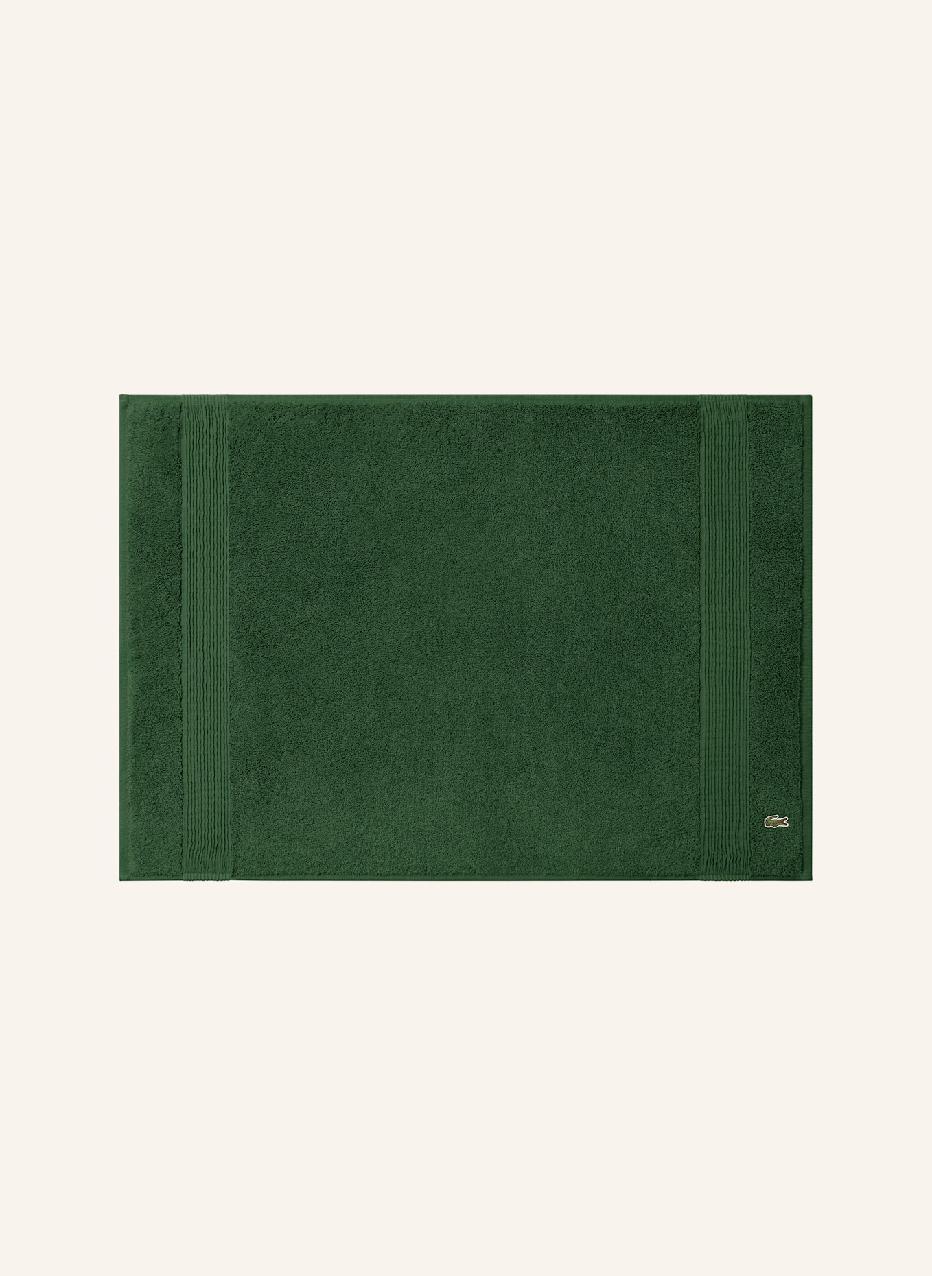 LACOSTE Badematte LLECROCO: GRÜN