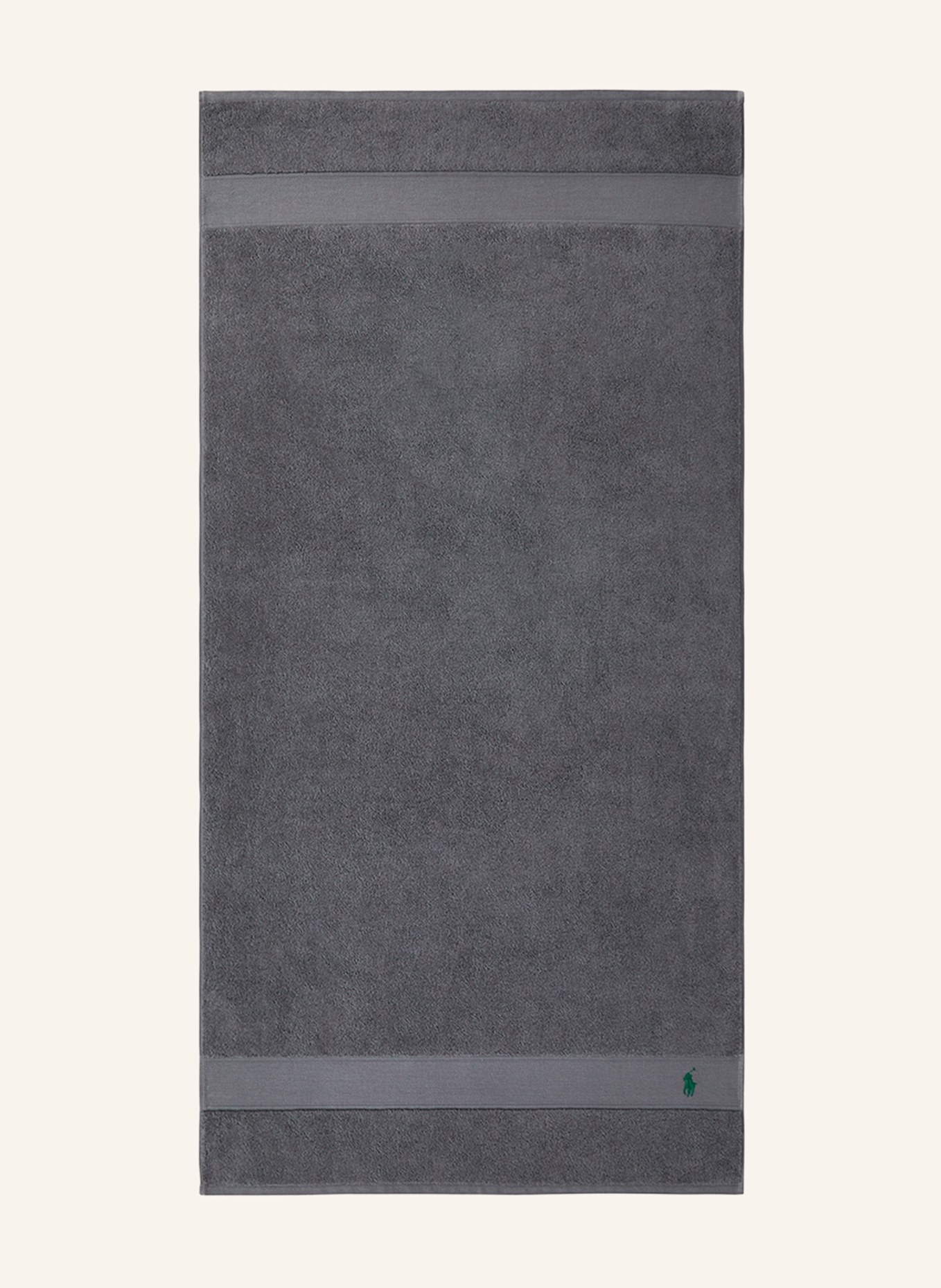 RALPH LAUREN HOME Duschtuch POLOPLAYER: DUNKELGRAU