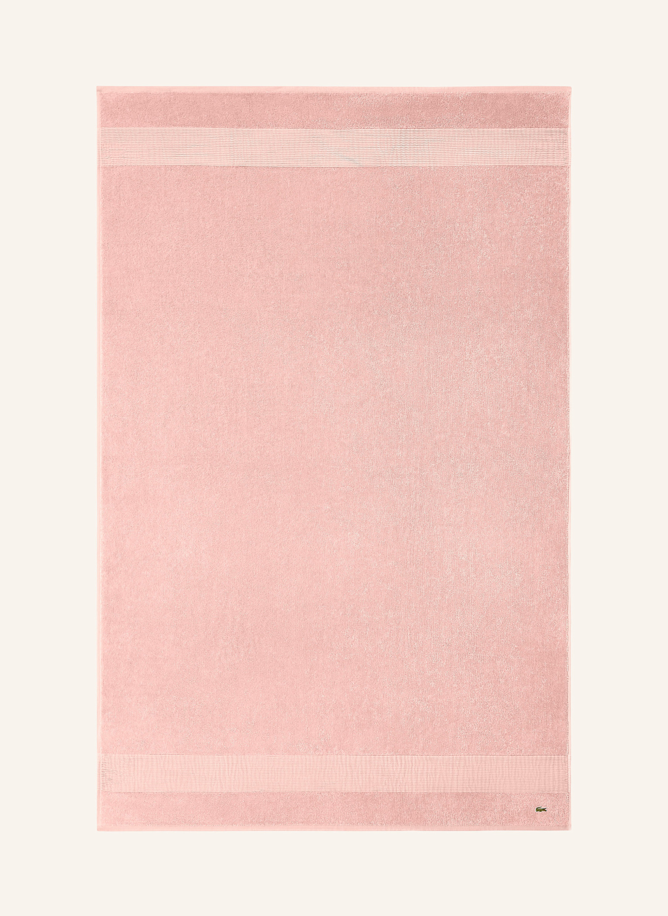 LACOSTE Badetuch LLECROCO: ROSÉ