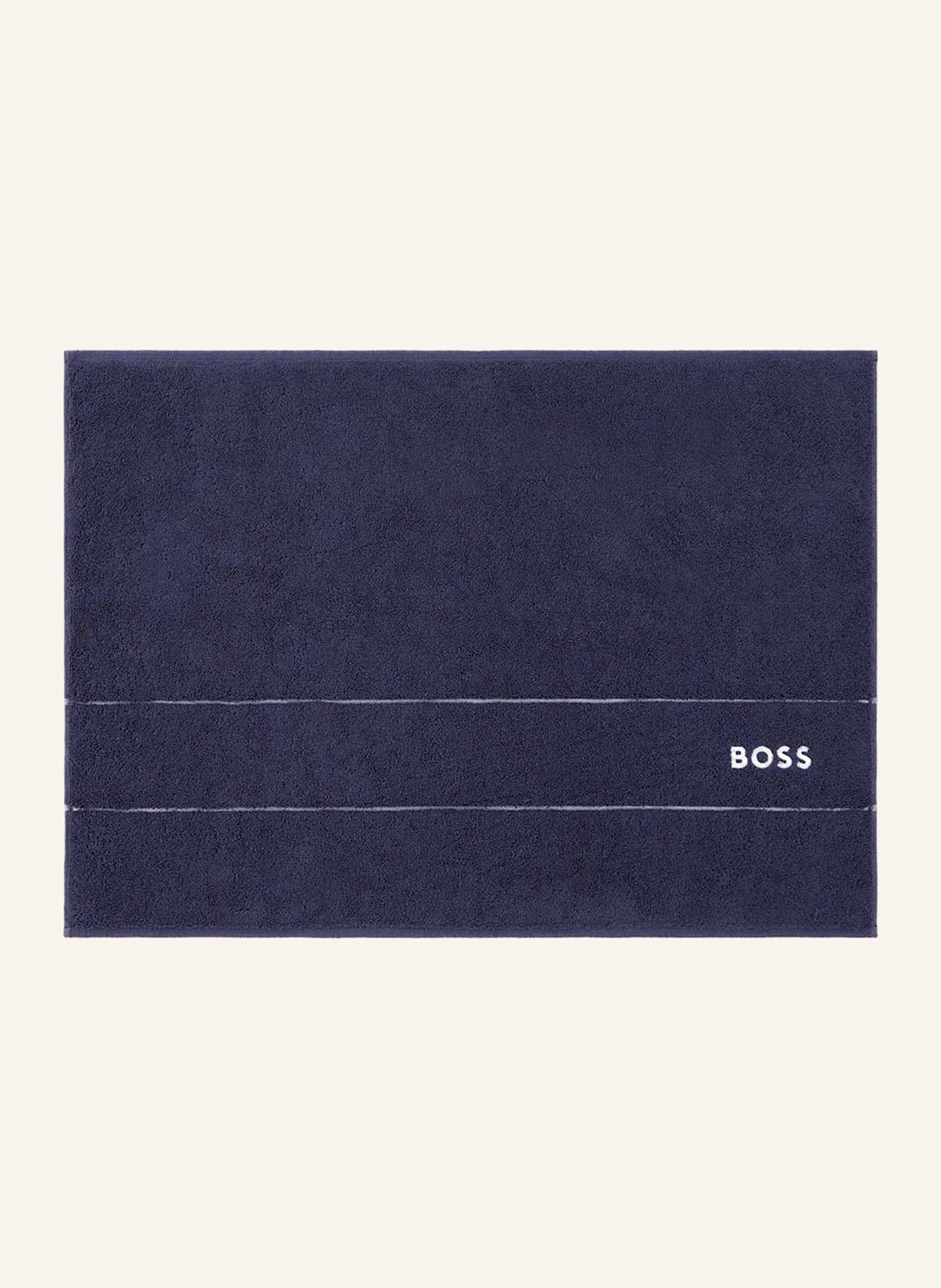 BOSS Badematte PLAIN: DUNKELBLAU