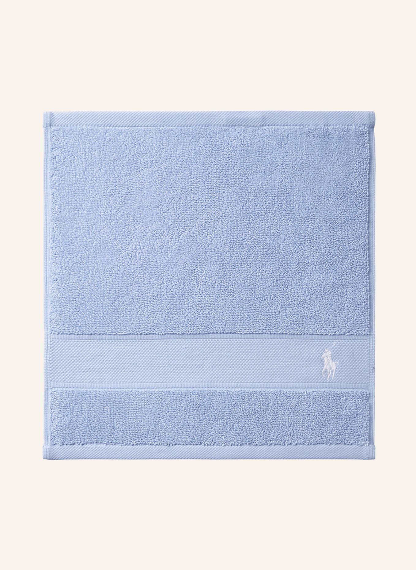 RALPH LAUREN HOME Waschhandschuh 4er Set POLOPLAYER: HELLBLAU