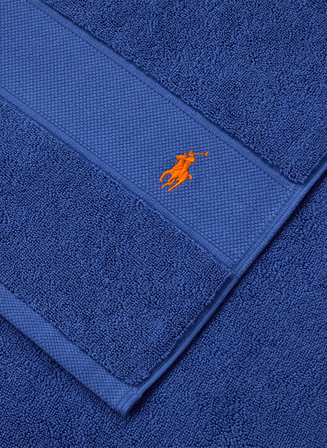 RALPH LAUREN HOME Badetuch POLOPLAYER: BLAU