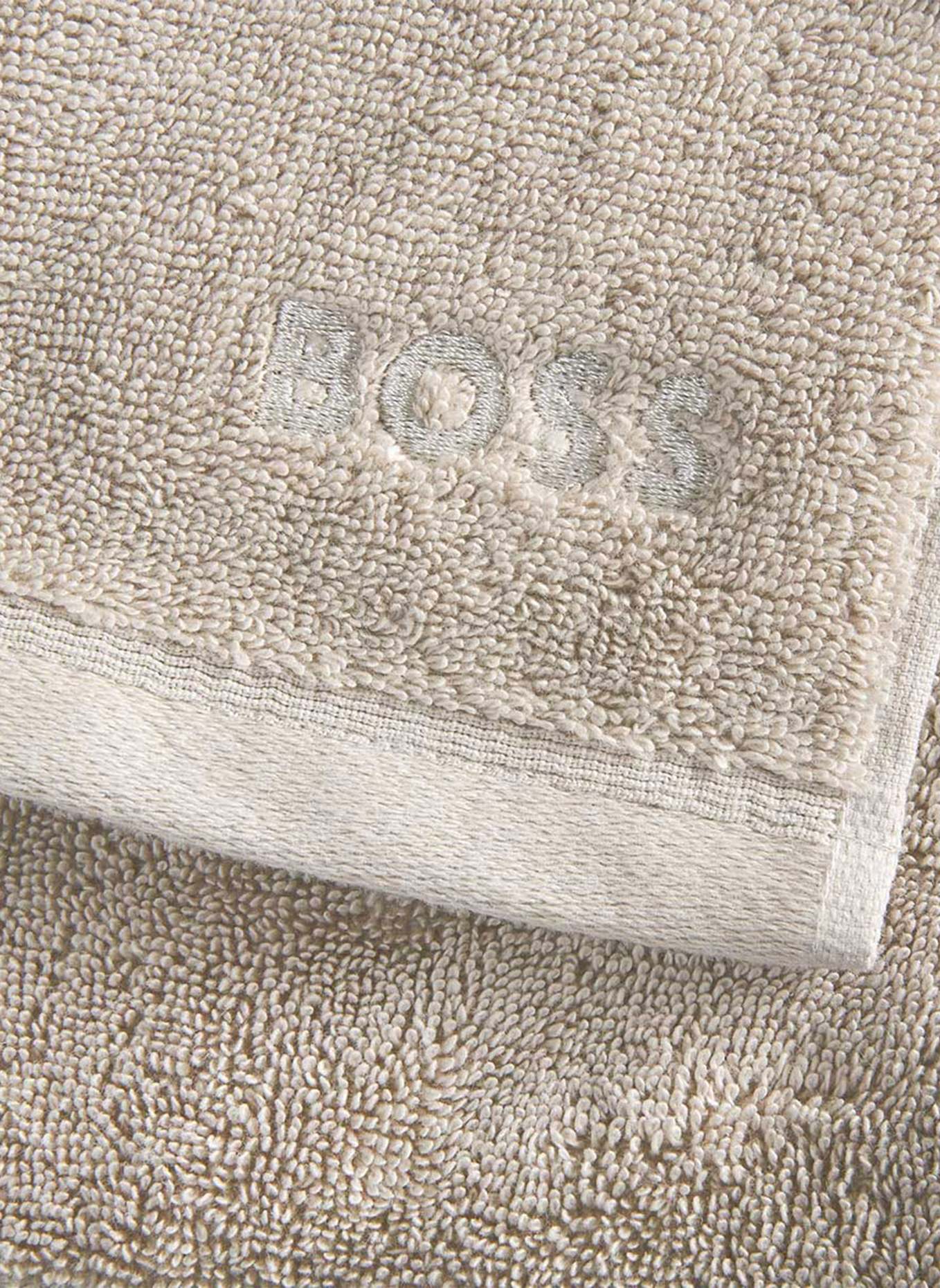 BOSS Waschlappen 4er Set LOFT: CREME