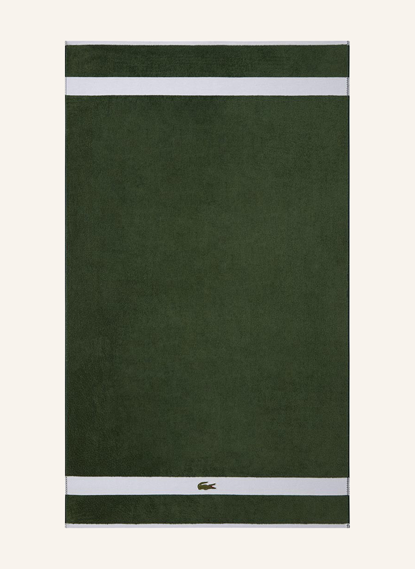 LACOSTE Badetuch LCASUAL: GRÜN