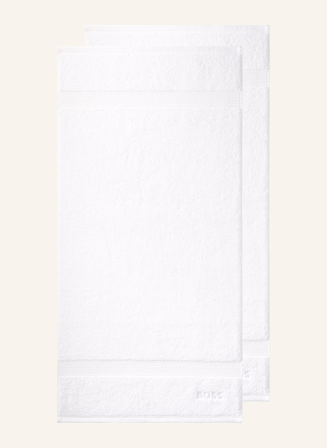 BOSS Handtuch 2er Set LOFT: WEISS