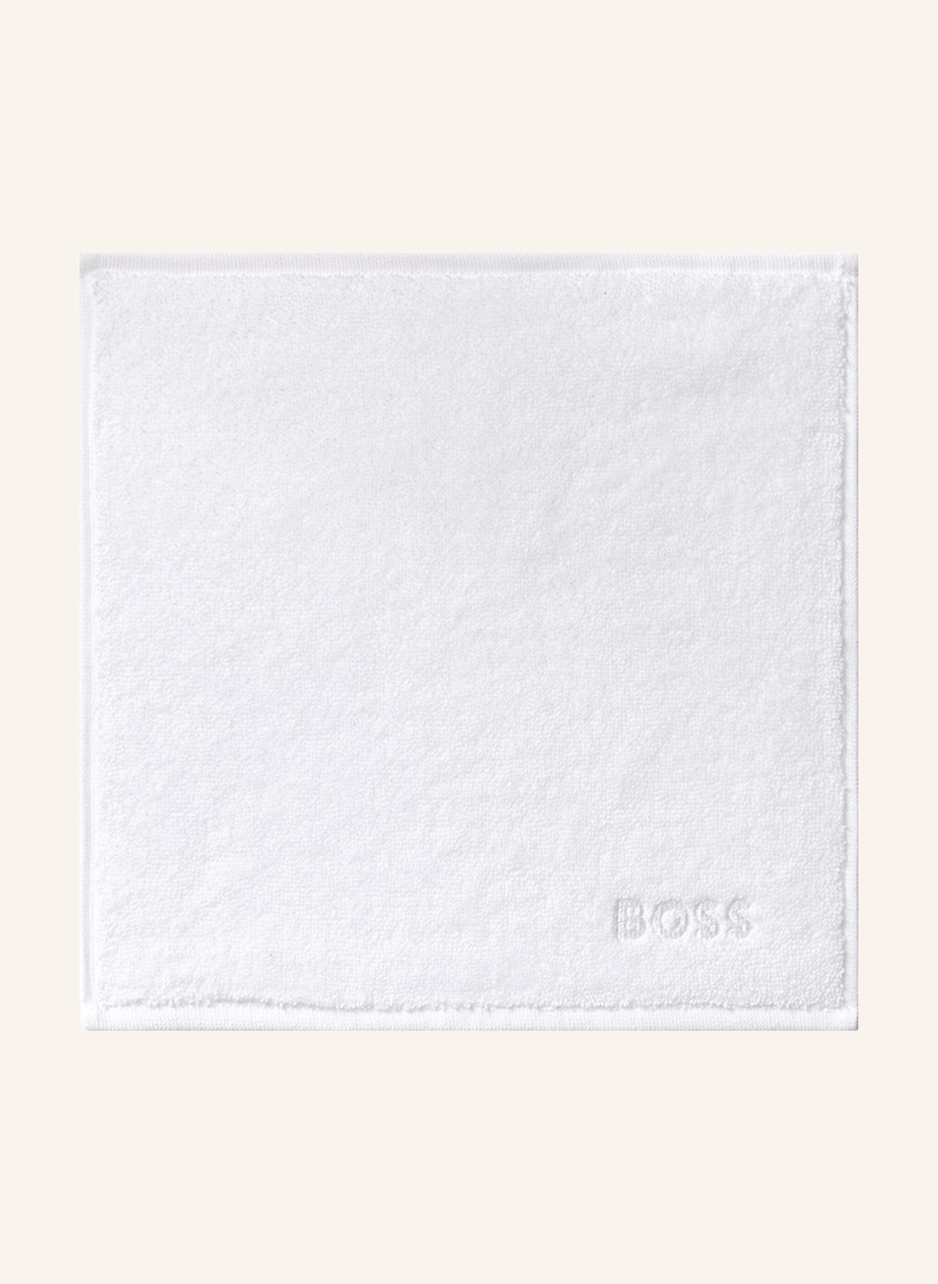 BOSS Waschlappen 4er Set LOFT: WEISS