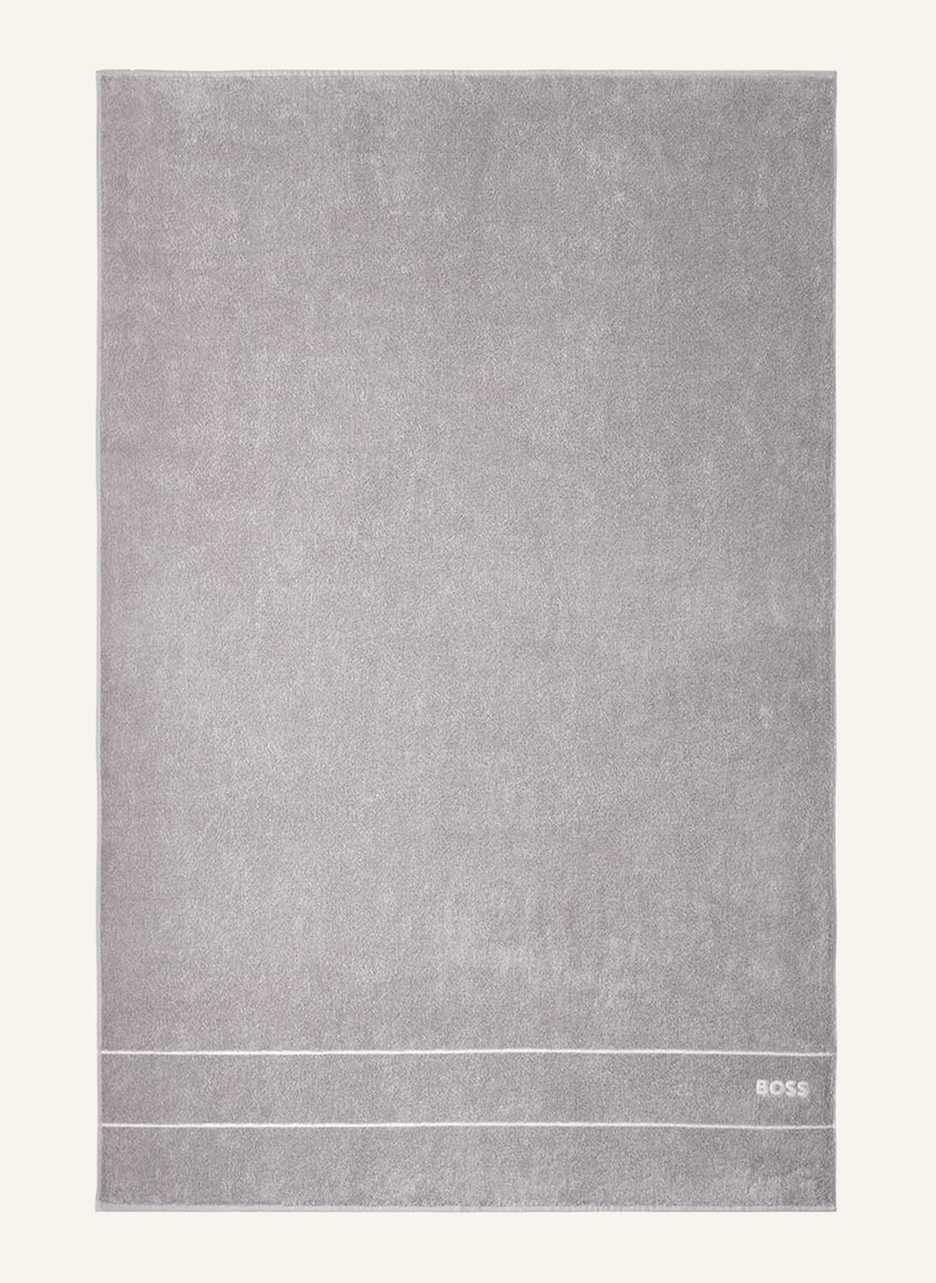 BOSS Badetuch PLAIN: HELLGRAU