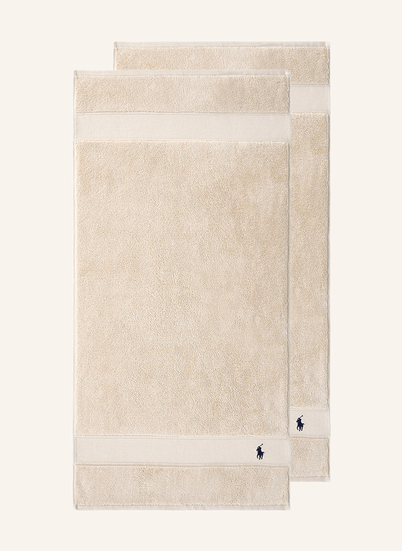 RALPH LAUREN HOME Handtuch POLOPLAYER: BEIGE/ CREME