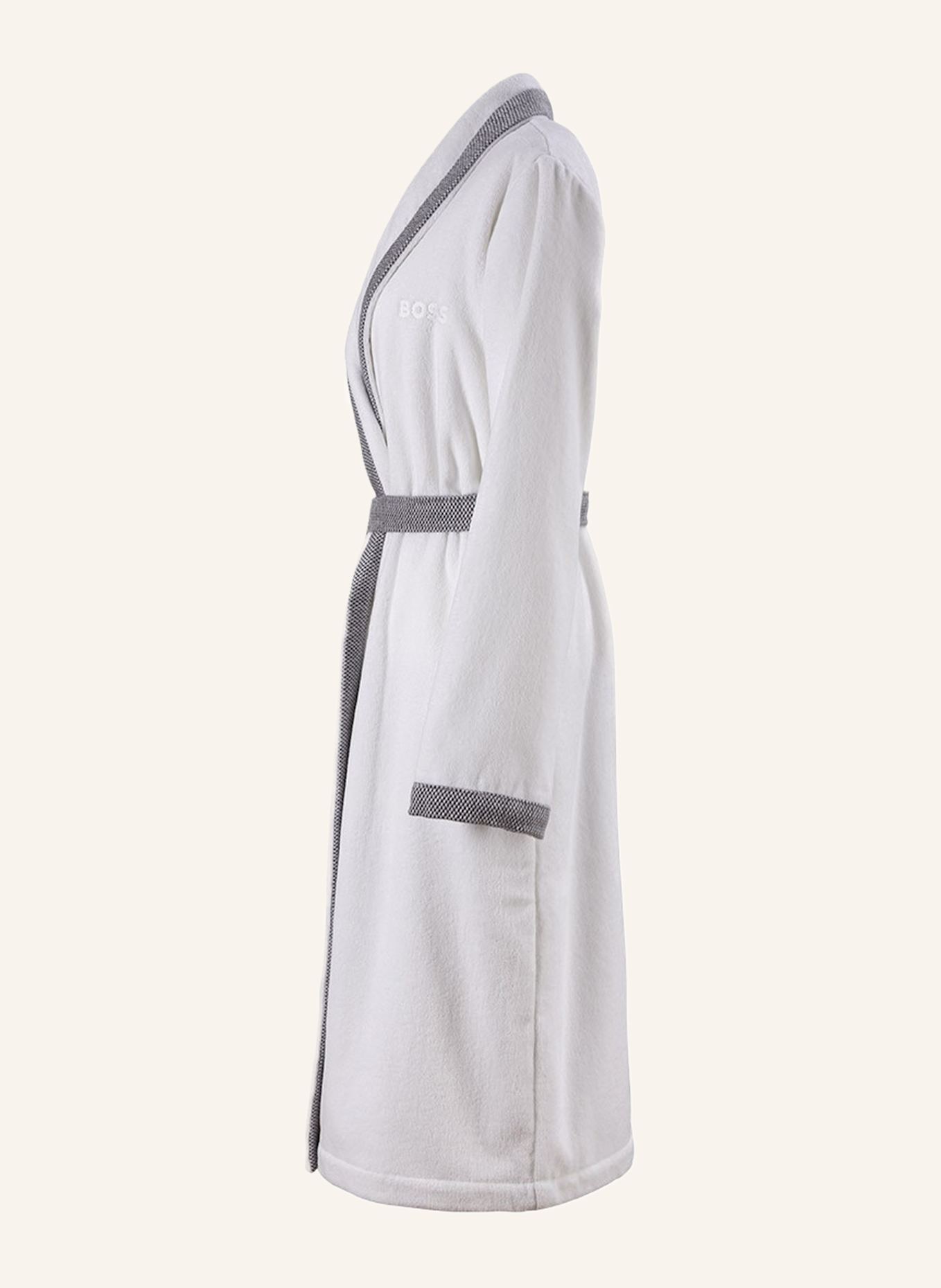 BOSS Bademantel LORD: WEISS