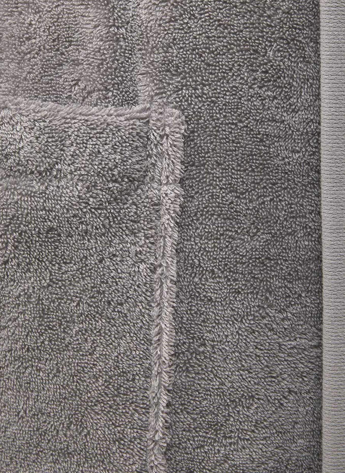 BOSS Bademantel PLAIN: HELLGRAU