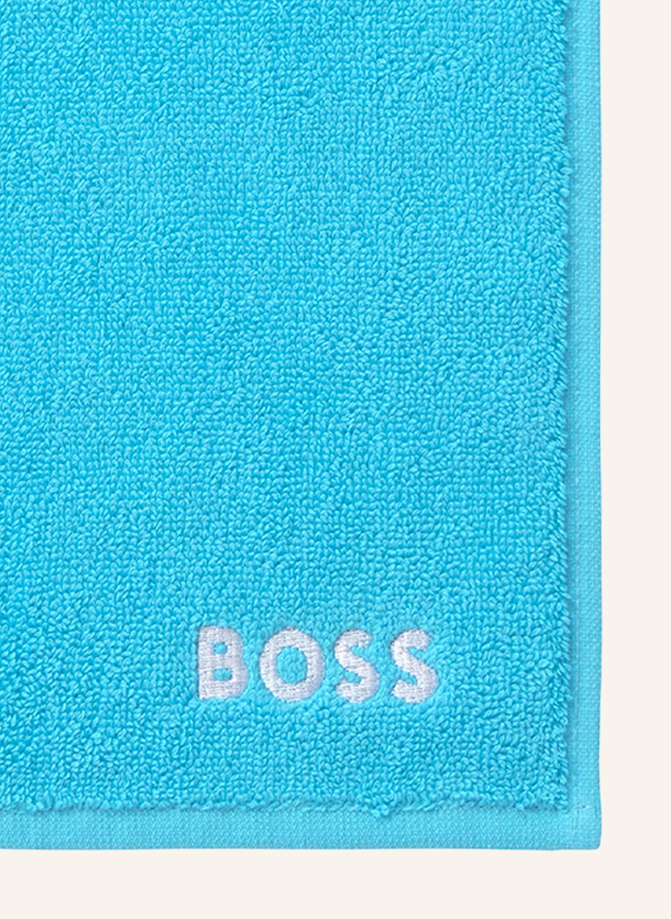BOSS Waschlappen 4er Set PLAIN: HELLBLAU