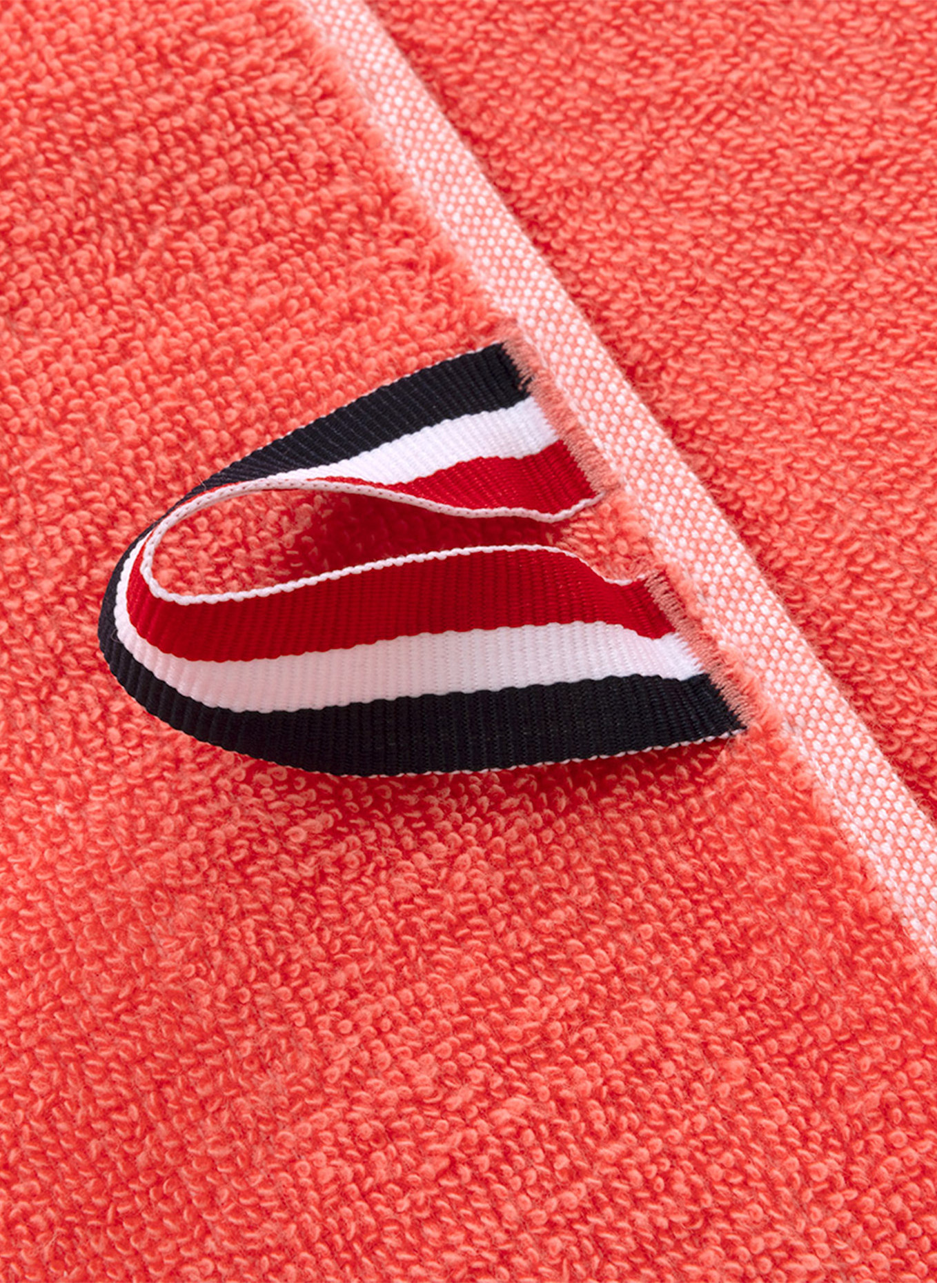 LACOSTE Duschtuch LCASUAL: HELLORANGE