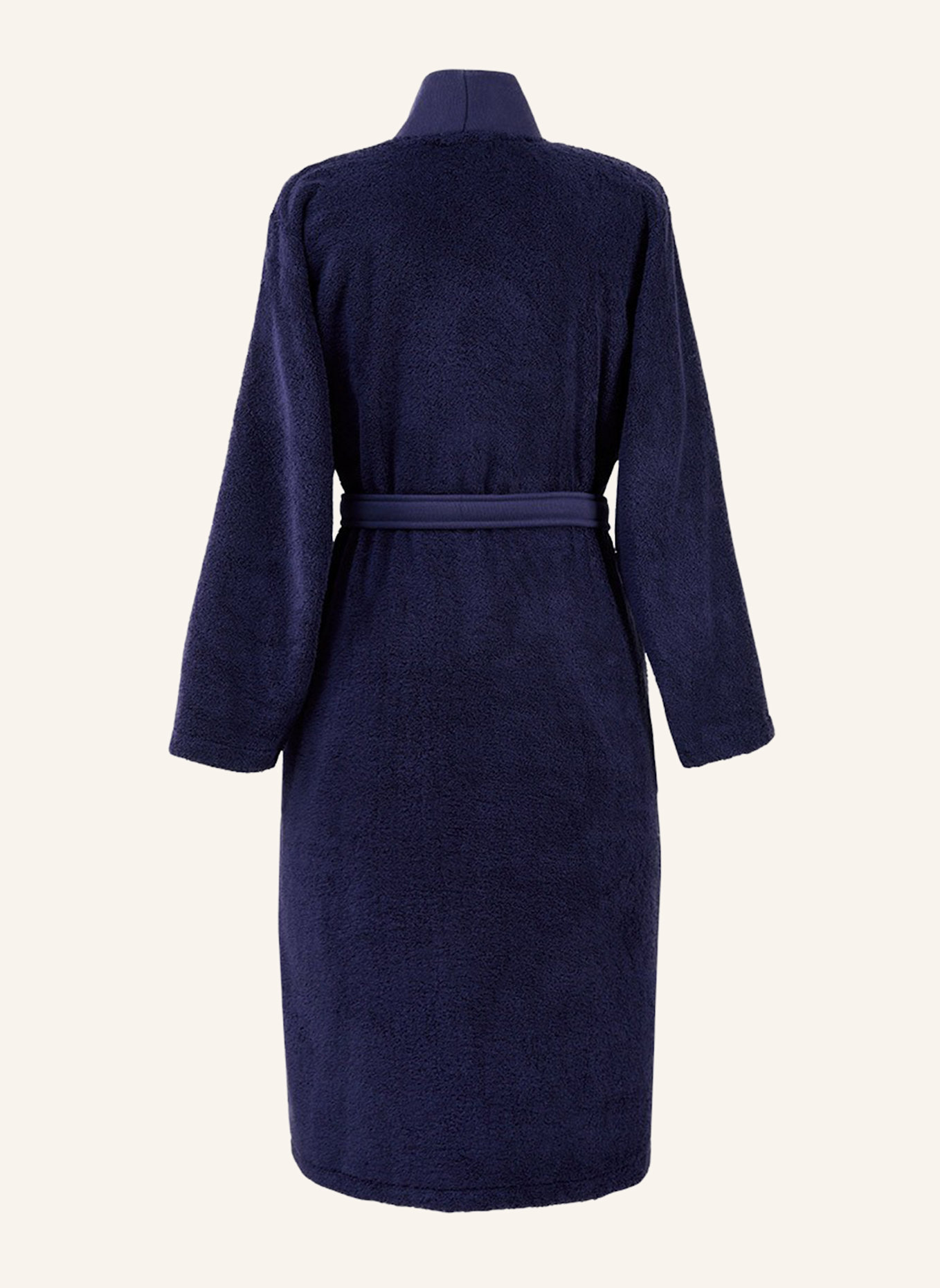 BOSS Bademantel PLAIN: DUNKELBLAU