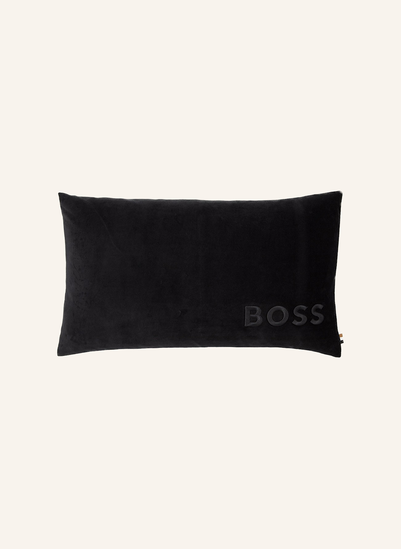 BOSS Dekokissenhülle BOLDLOGO: SCHWARZ