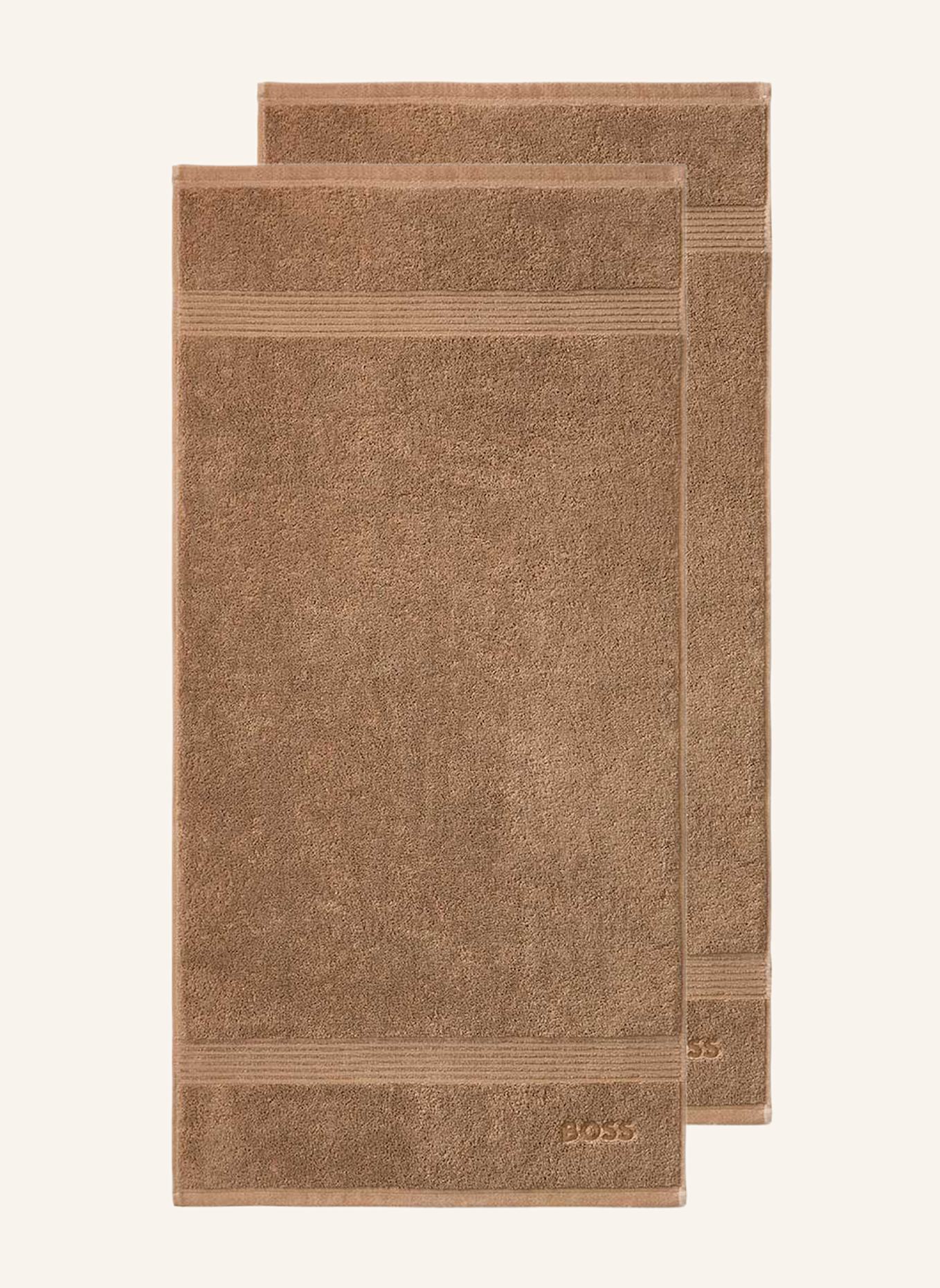 BOSS Handtuch 2er Set LOFT: CAMEL