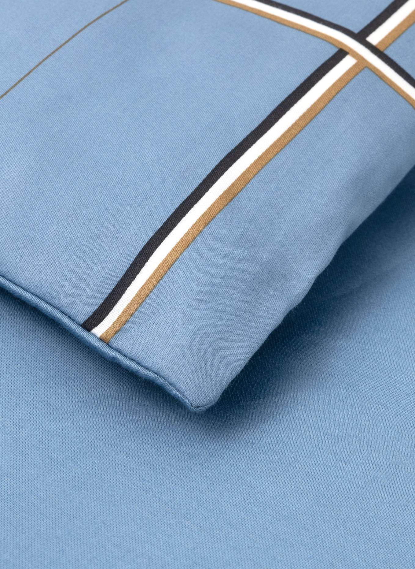 BOSS Bettwäsche Set BOSSCHECK: HELLBLAU