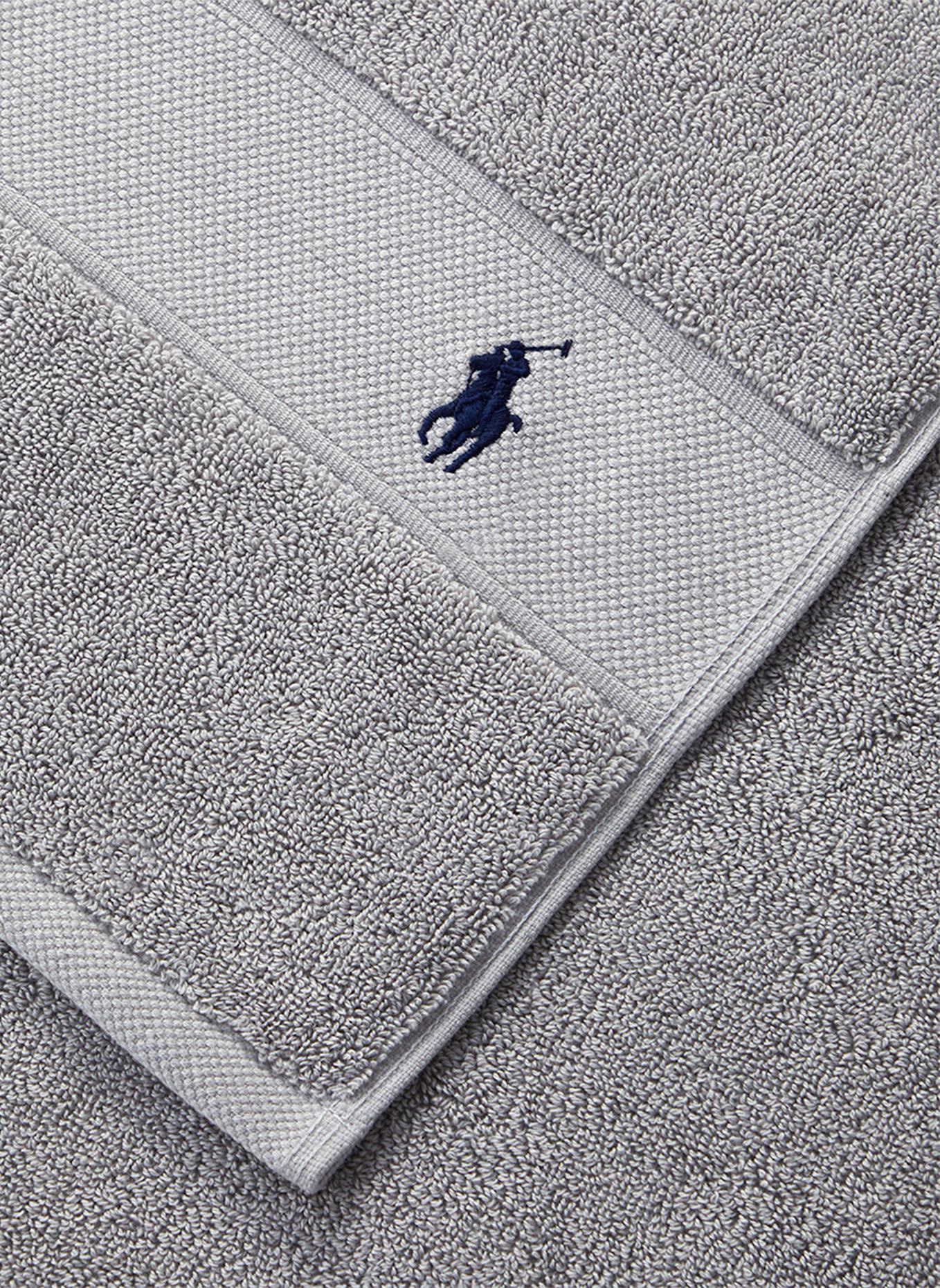 RALPH LAUREN HOME Handtuch POLOPLAYER: HELLGRAU
