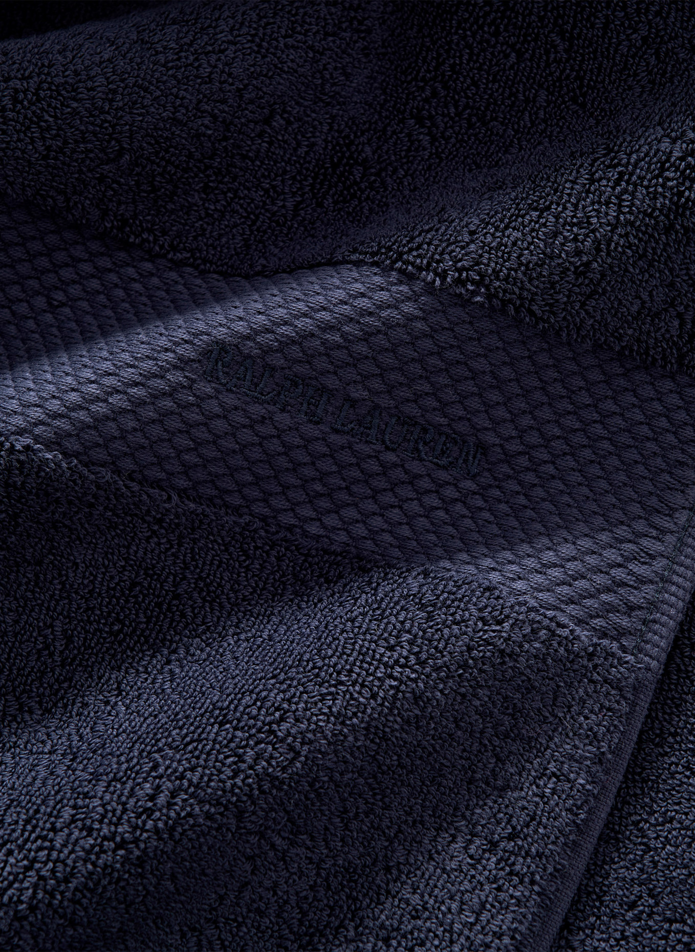 RALPH LAUREN HOME Badetuch AVENUE: DUNKELBLAU