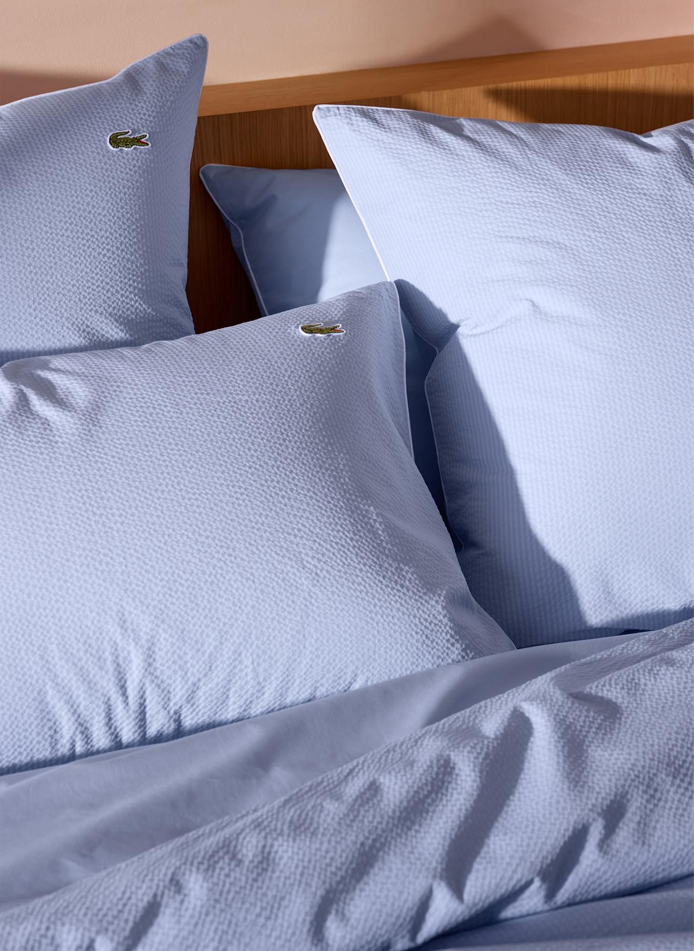 LACOSTE Bettwäsche Set LTAMIS: HELLBLAU
