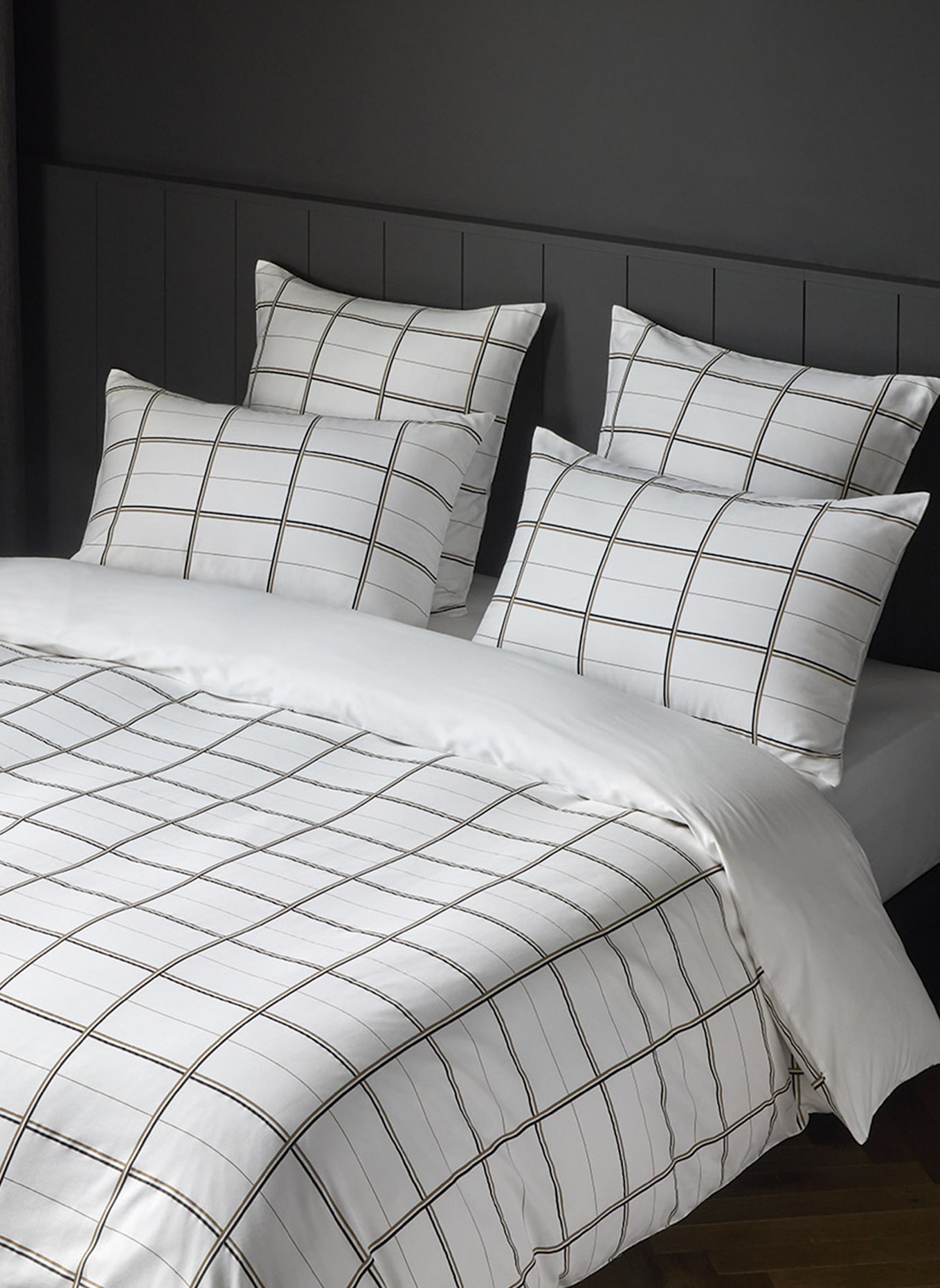 BOSS Bettwäsche Set BOSSCHECK: WEISS