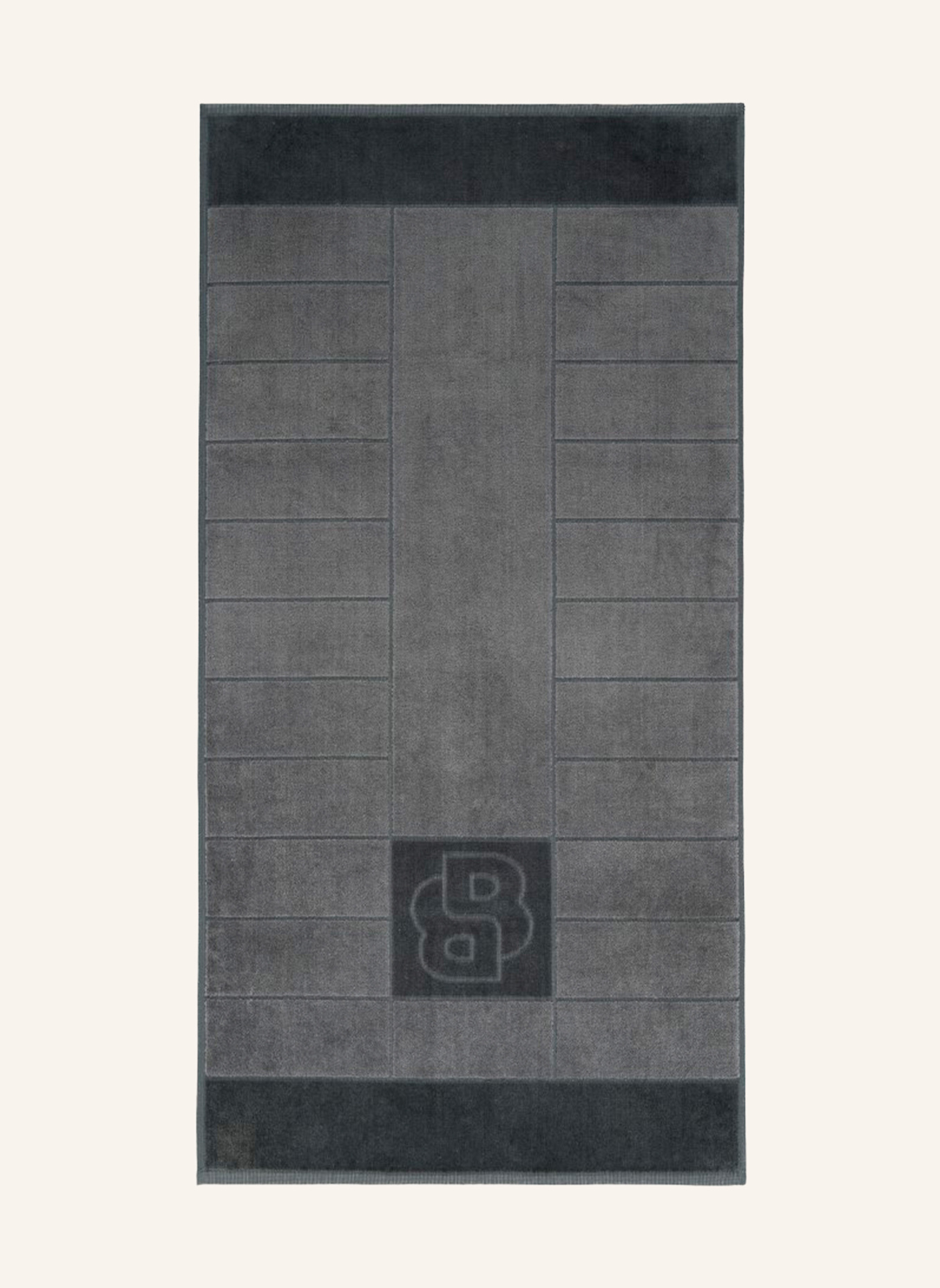 BOSS Handtuch DOUBLEB: DUNKELGRAU
