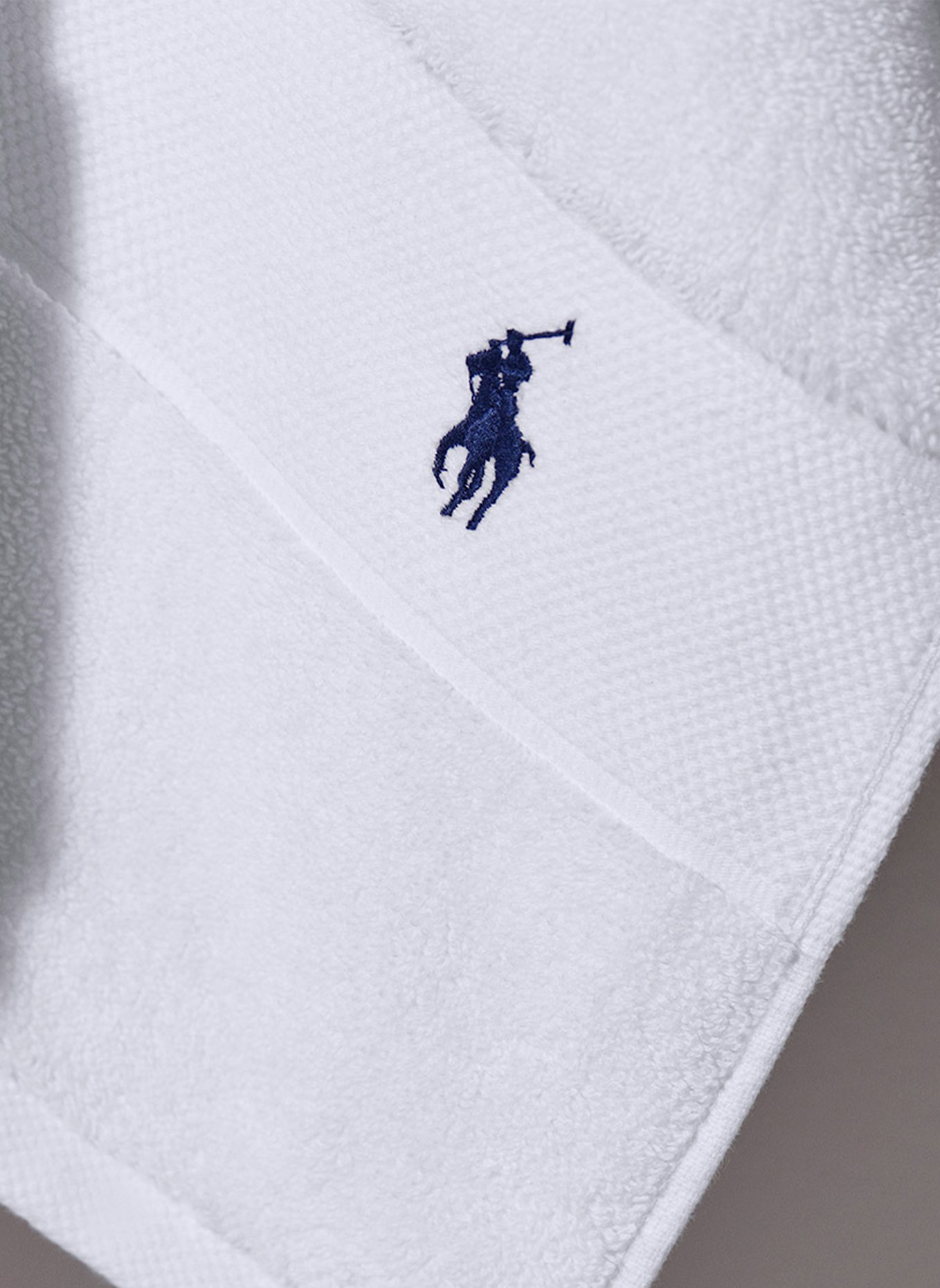 RALPH LAUREN HOME Duschtuch POLOPLAYER: WEISS
