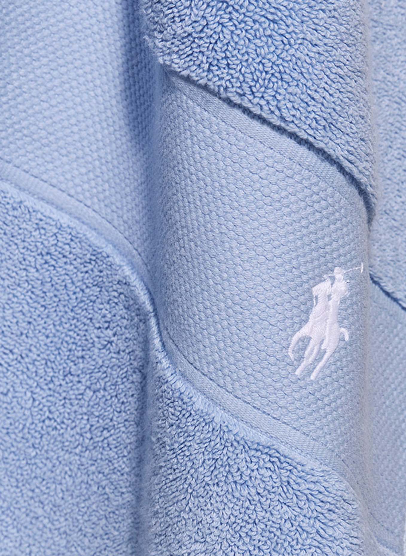 RALPH LAUREN HOME Duschtuch POLOPLAYER: HELLBLAU
