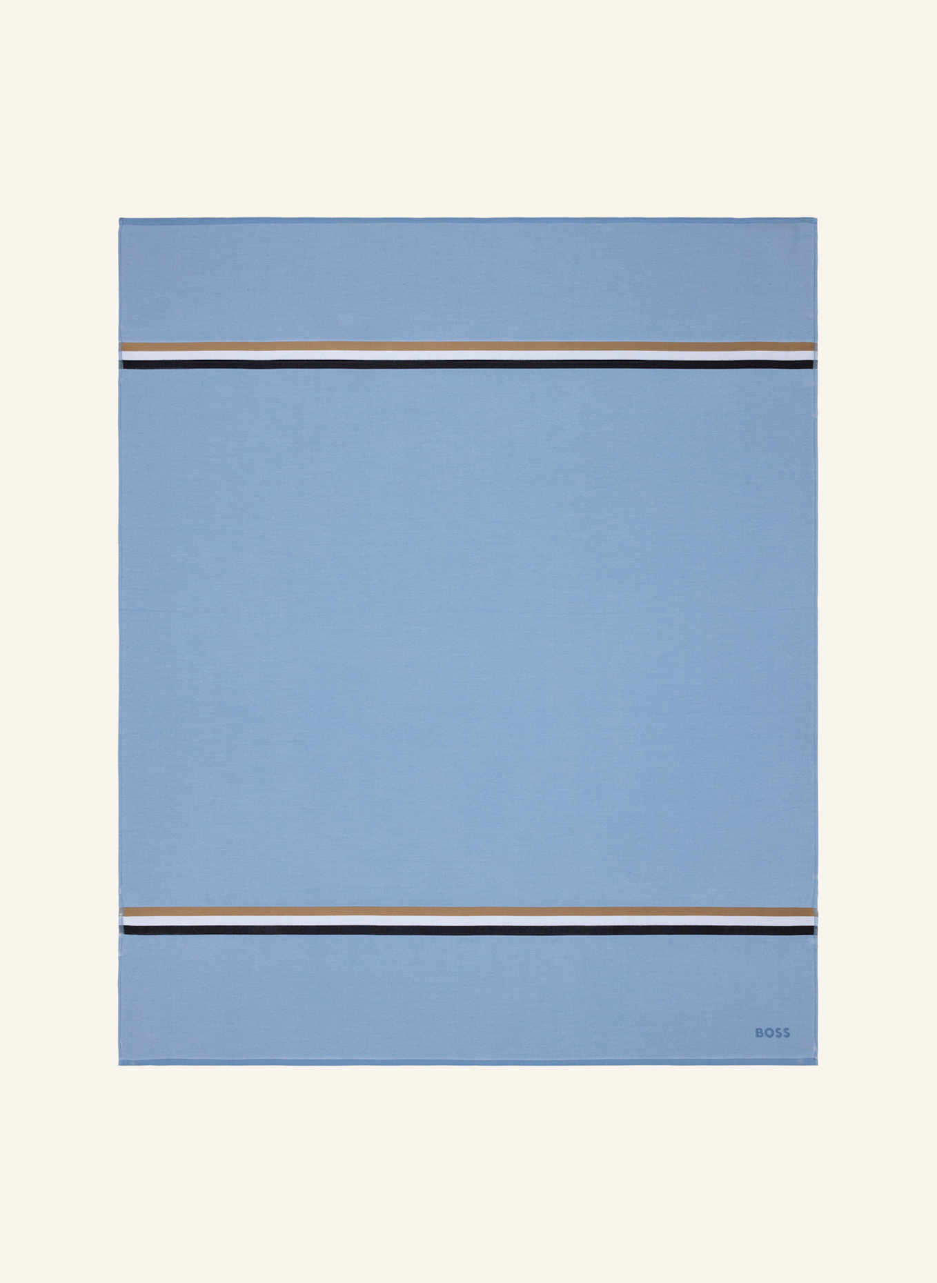 BOSS Strandtuch KUDA: DUNKELBLAU