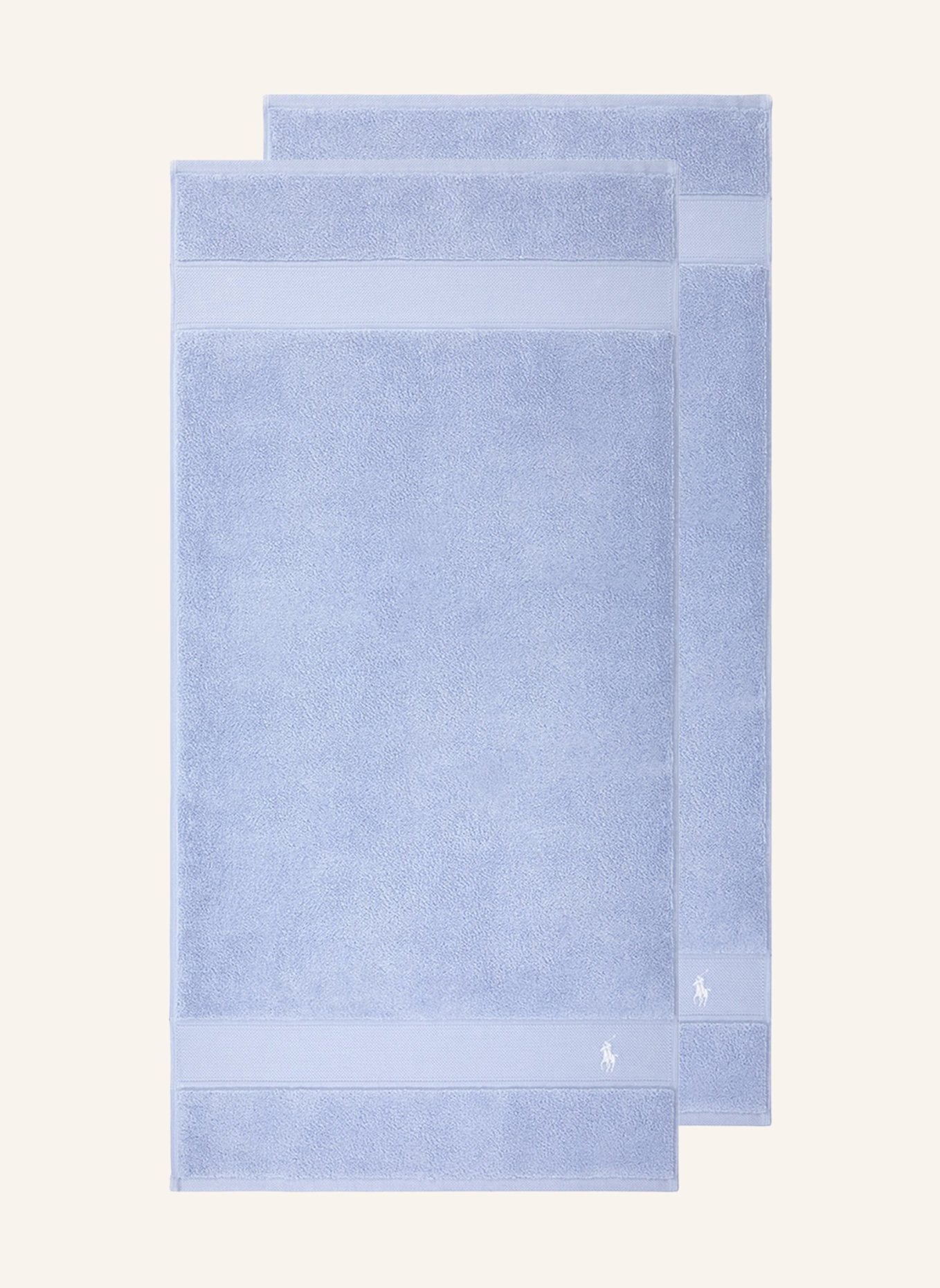 RALPH LAUREN HOME Handtuch POLOPLAYER: HELLBLAU