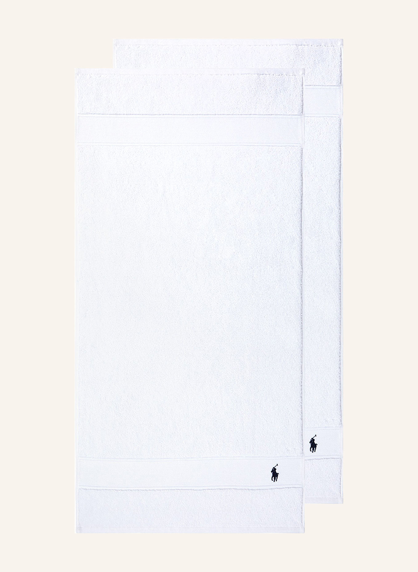 RALPH LAUREN HOME Handtuch POLOPLAYER: WEISS
