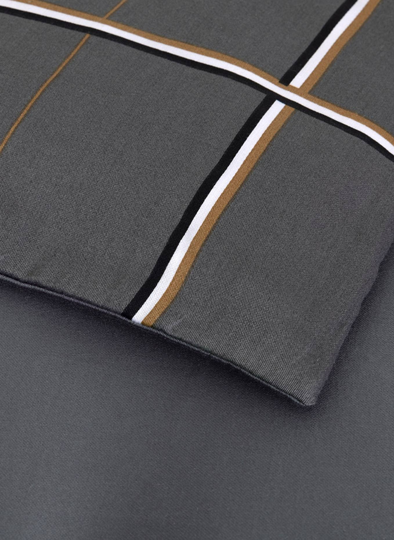 BOSS Bettwäsche Set BOSSCHECK: GRAU