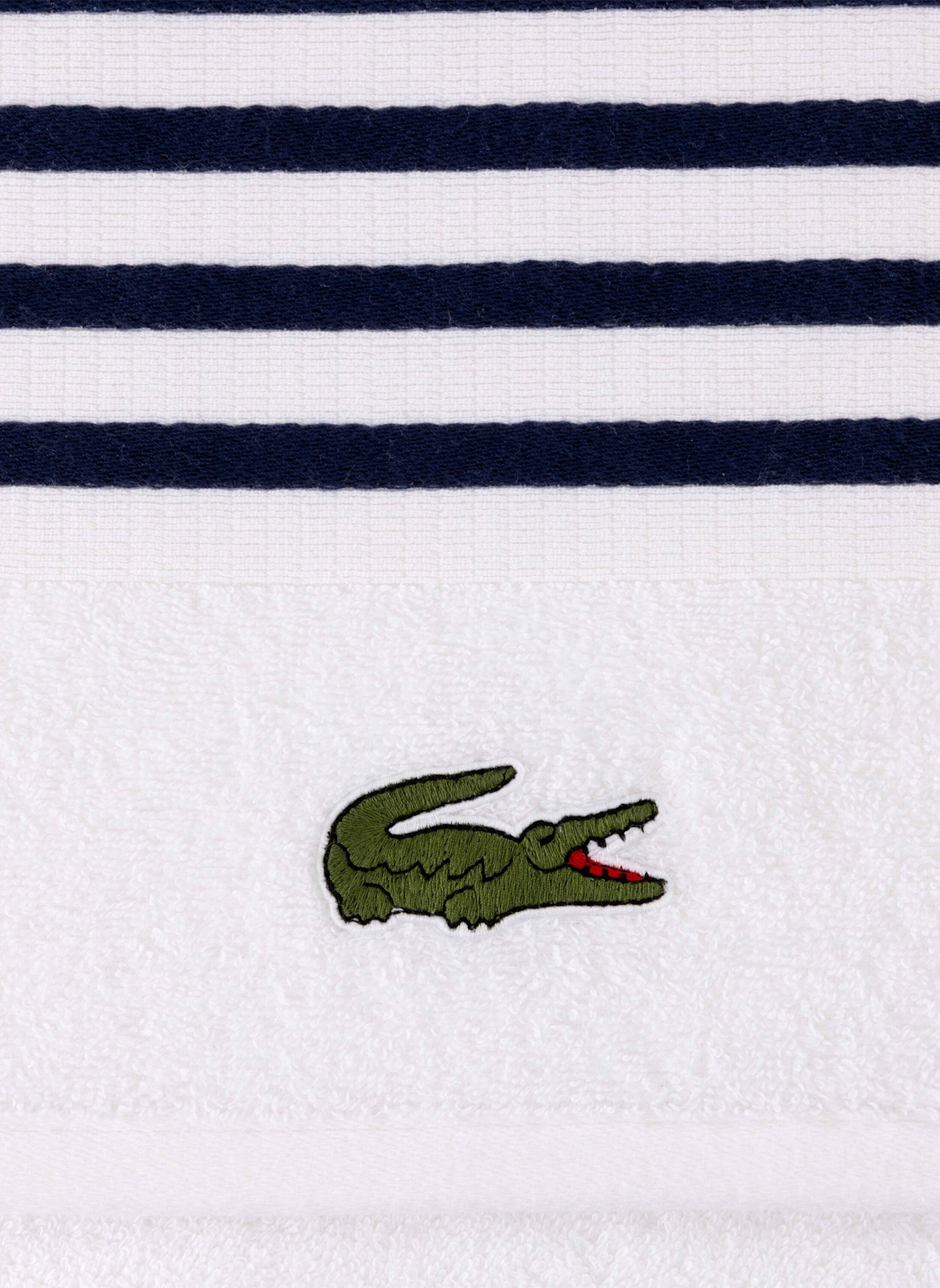 LACOSTE Duschtuch LCOURTLI: DUNKELGRAU