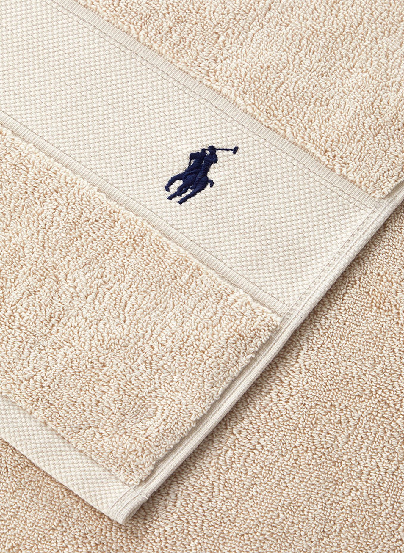 RALPH LAUREN HOME Waschhandschuh 4er Set POLOPLAYER: BEIGE/ CREME