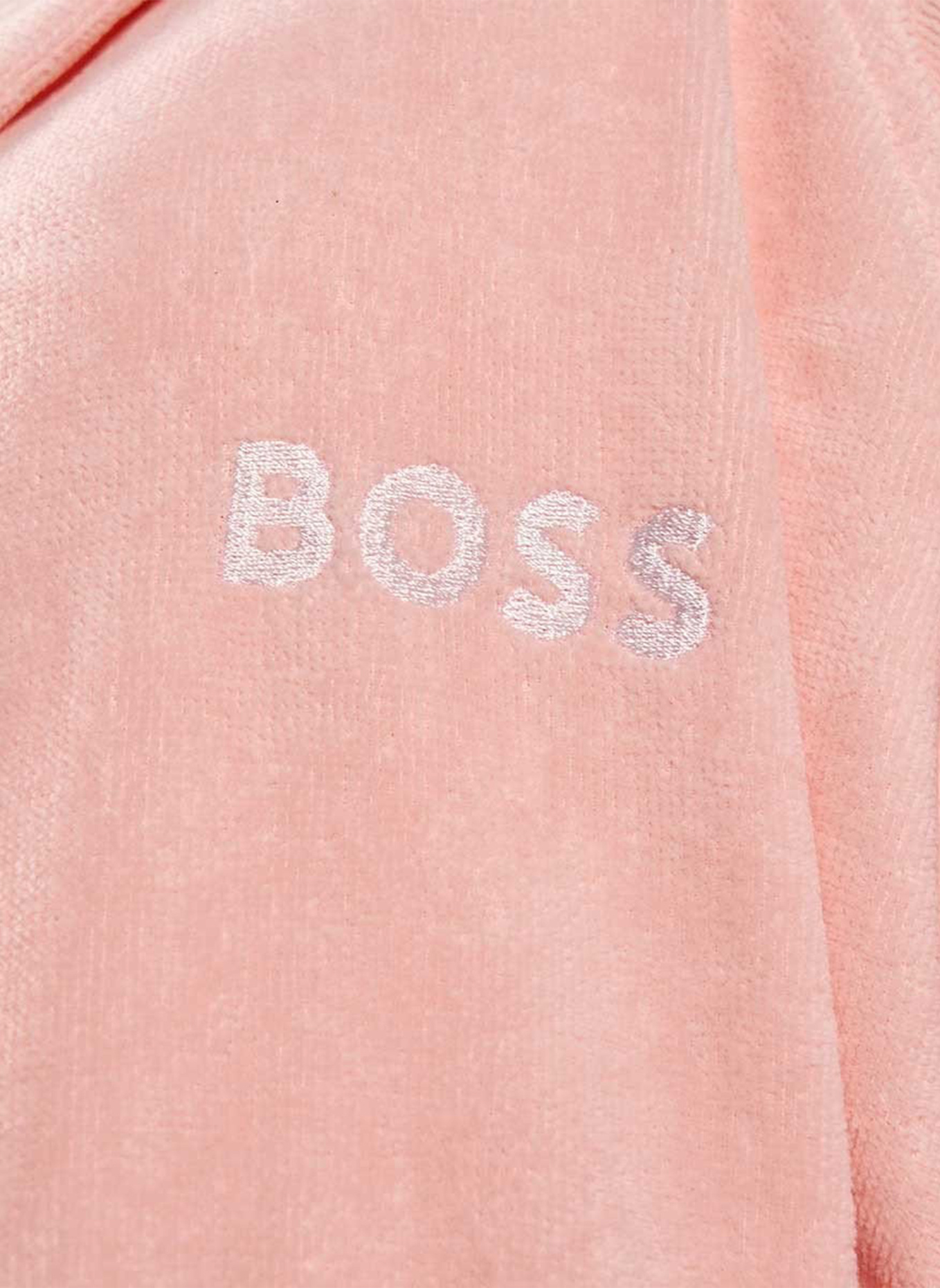 BOSS Bademantel PLAIN: HELLROSA