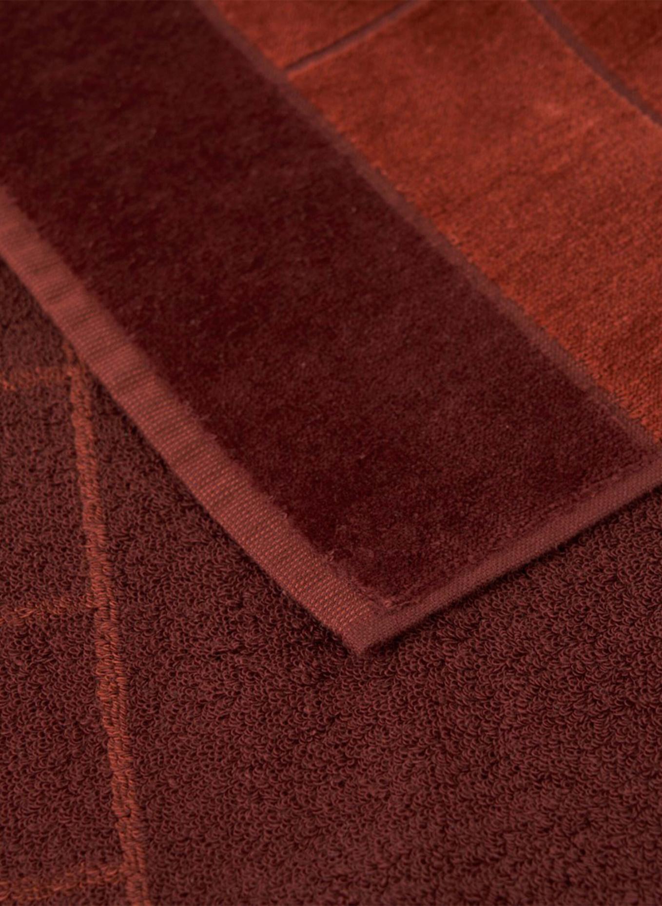 BOSS Badetuch DOUBLEB: ORANGE/ DUNKELORANGE