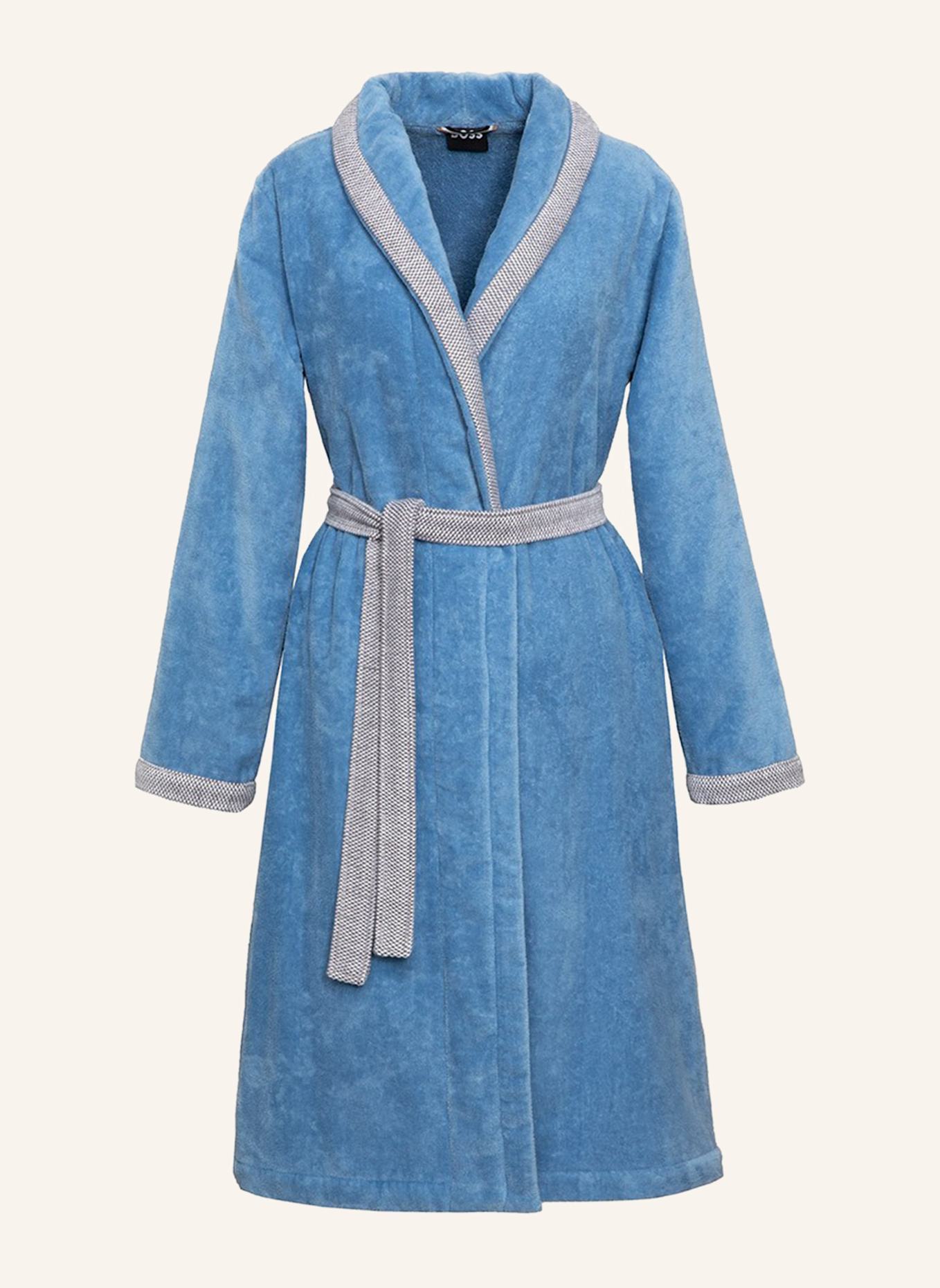 BOSS Bademantel LORD: HELLBLAU