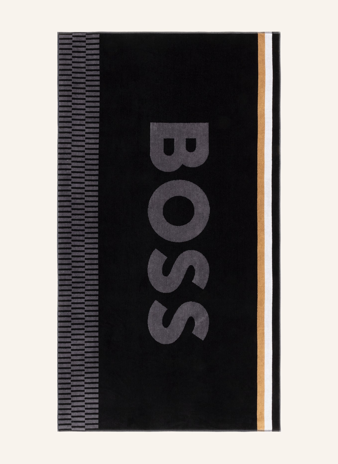 BOSS Strandtuch VULCANO: SCHWARZ