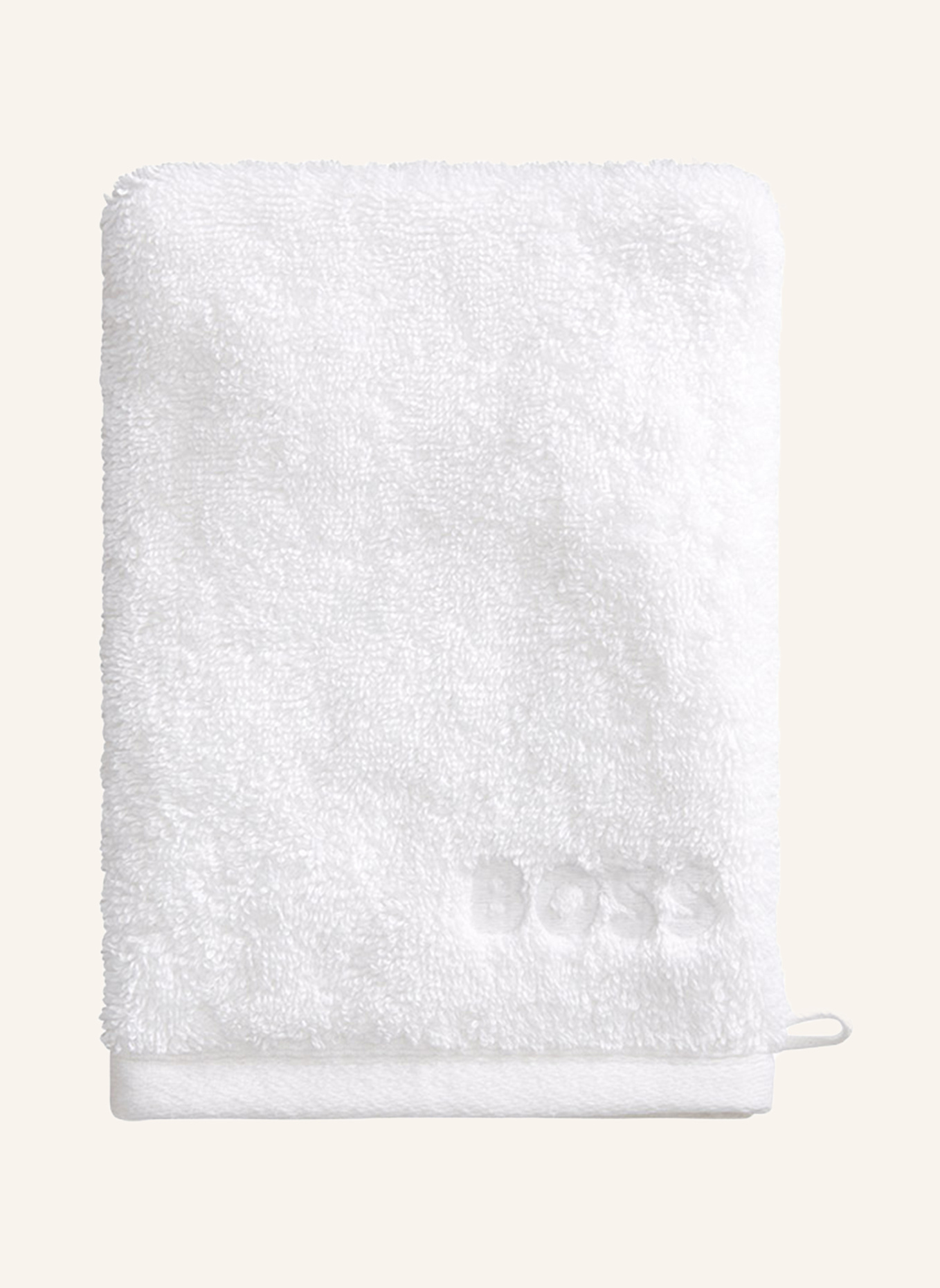 BOSS Waschhandschuh 4er Set LOFT: WEISS