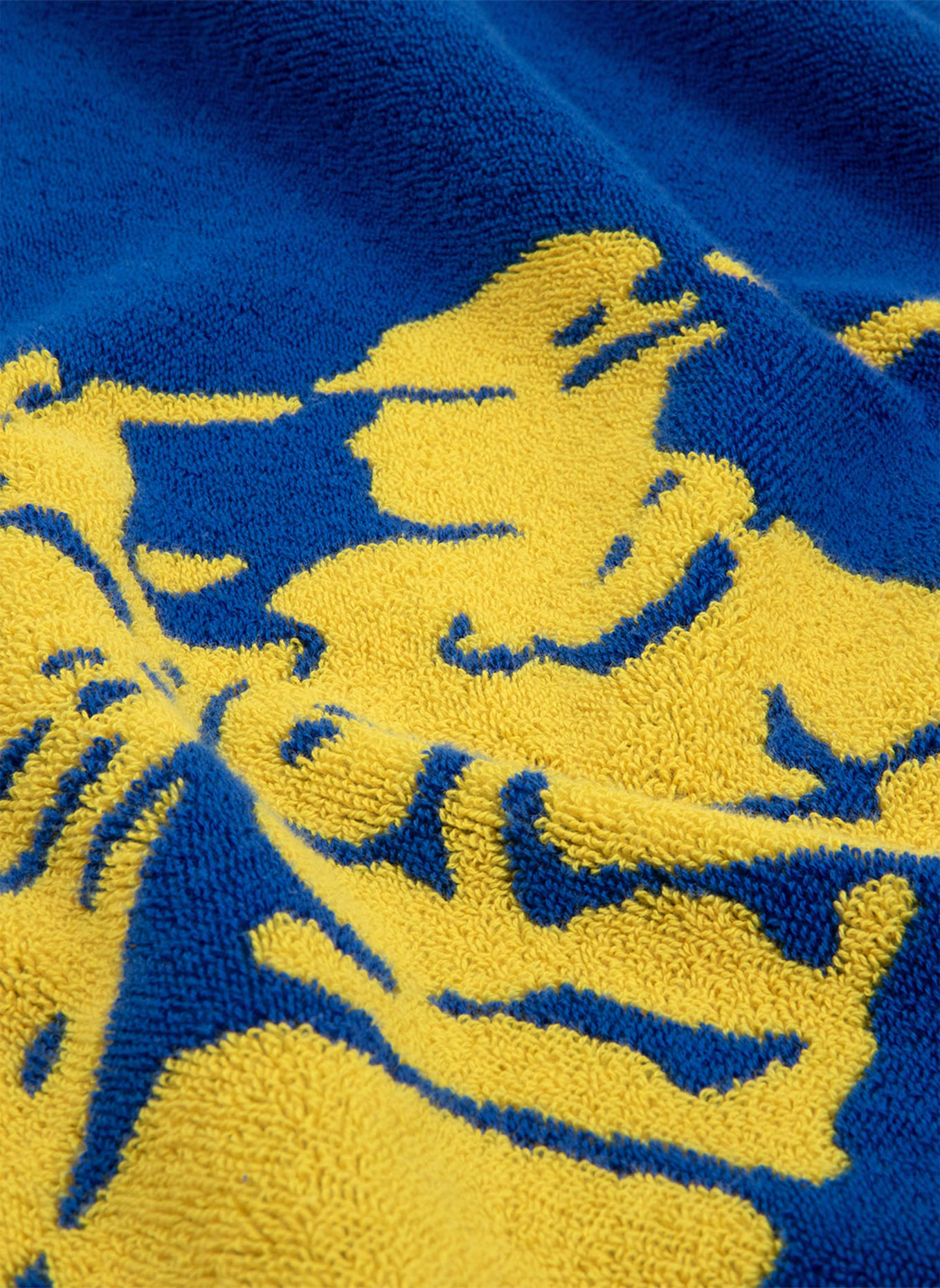 RALPH LAUREN HOME Strandtuch POLOJACQ: BLAU/ GELB