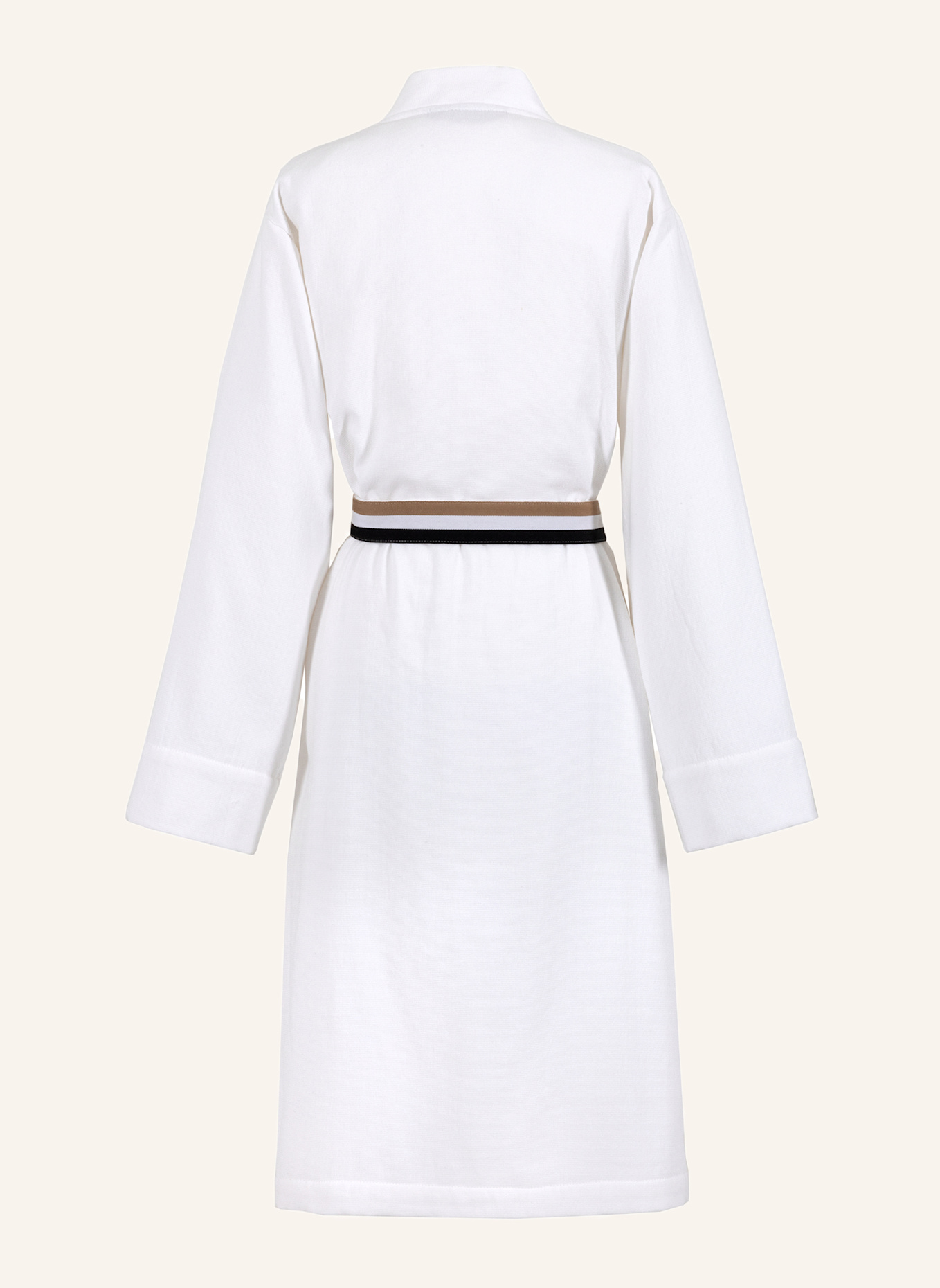 BOSS Bademantel BLINEA: WEISS