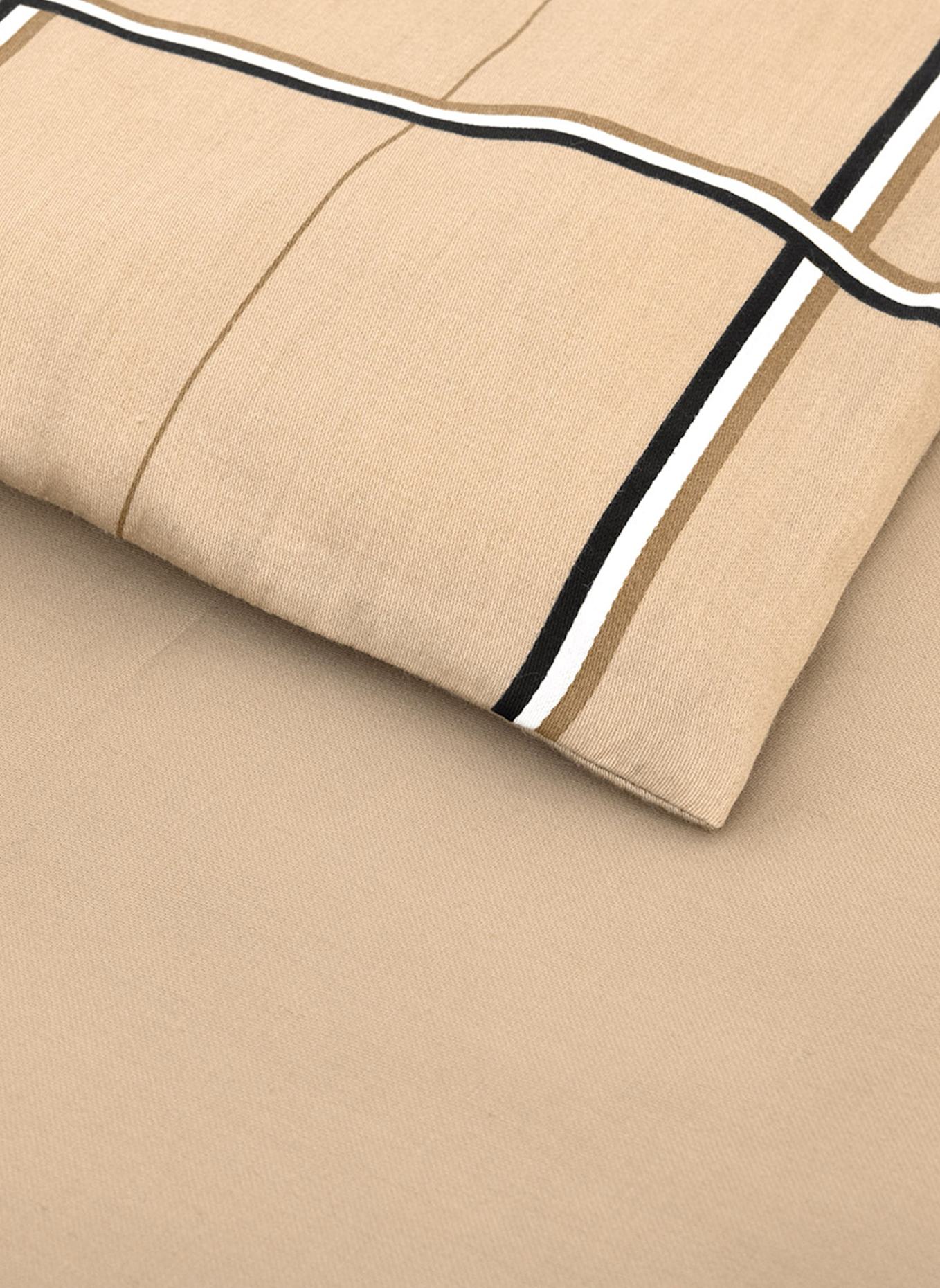BOSS Bettwäsche Set BOSSCHECK: BEIGE