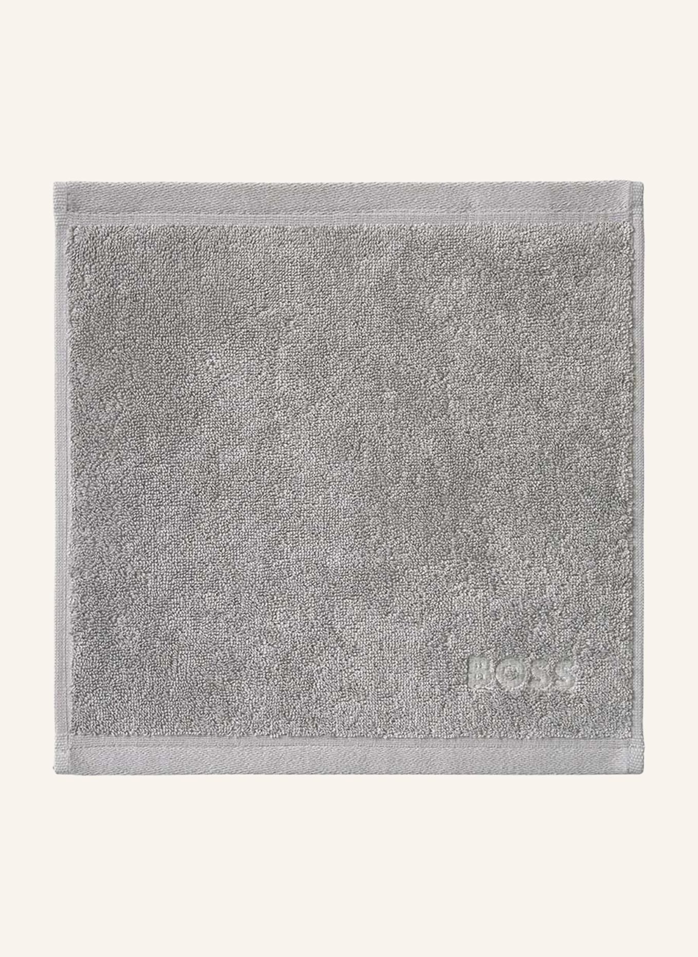 BOSS Waschlappen 4er Set LOFT: SILBER