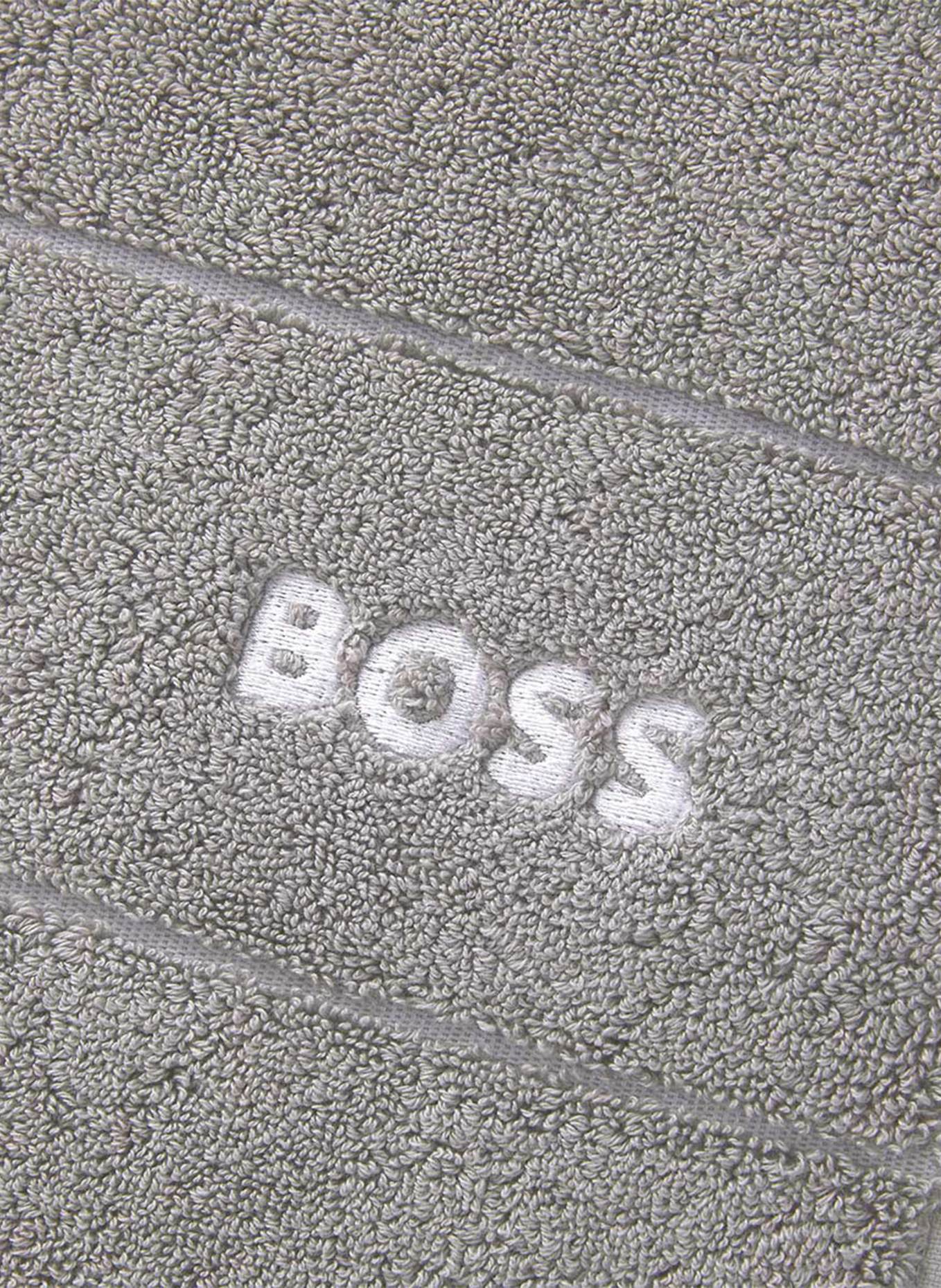 BOSS Badetuch PLAIN: HELLGRAU