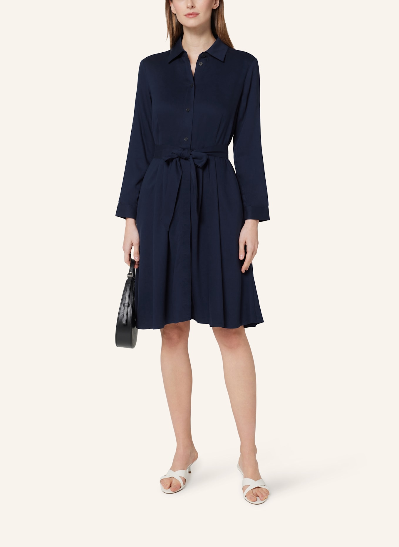 Bellasor Hemdblusenkleid LARA: DUNKELBLAU