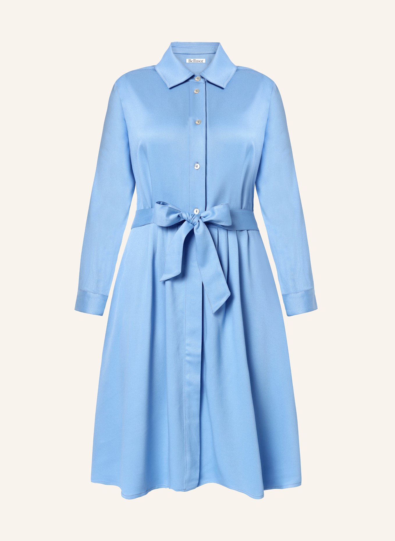 Bellasor Hemdblusenkleid LARA: HELLBLAU